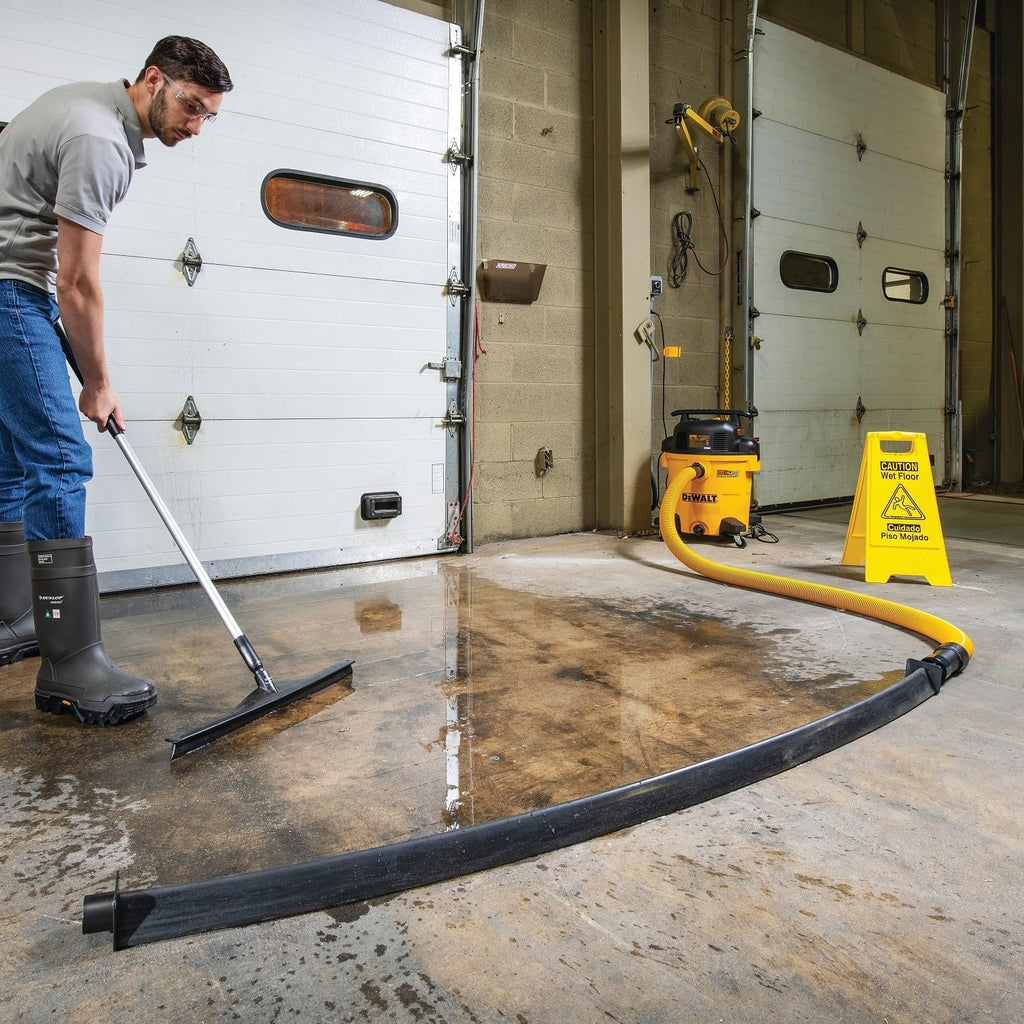 PIG Water Vacuum Barrier for Basement Flooding and Pressure Washing Indoor Spaces | Used with Wet/Dry Vacuum | Portable Water Removal | 4" W x 6' L x 2.25" H | PM50805