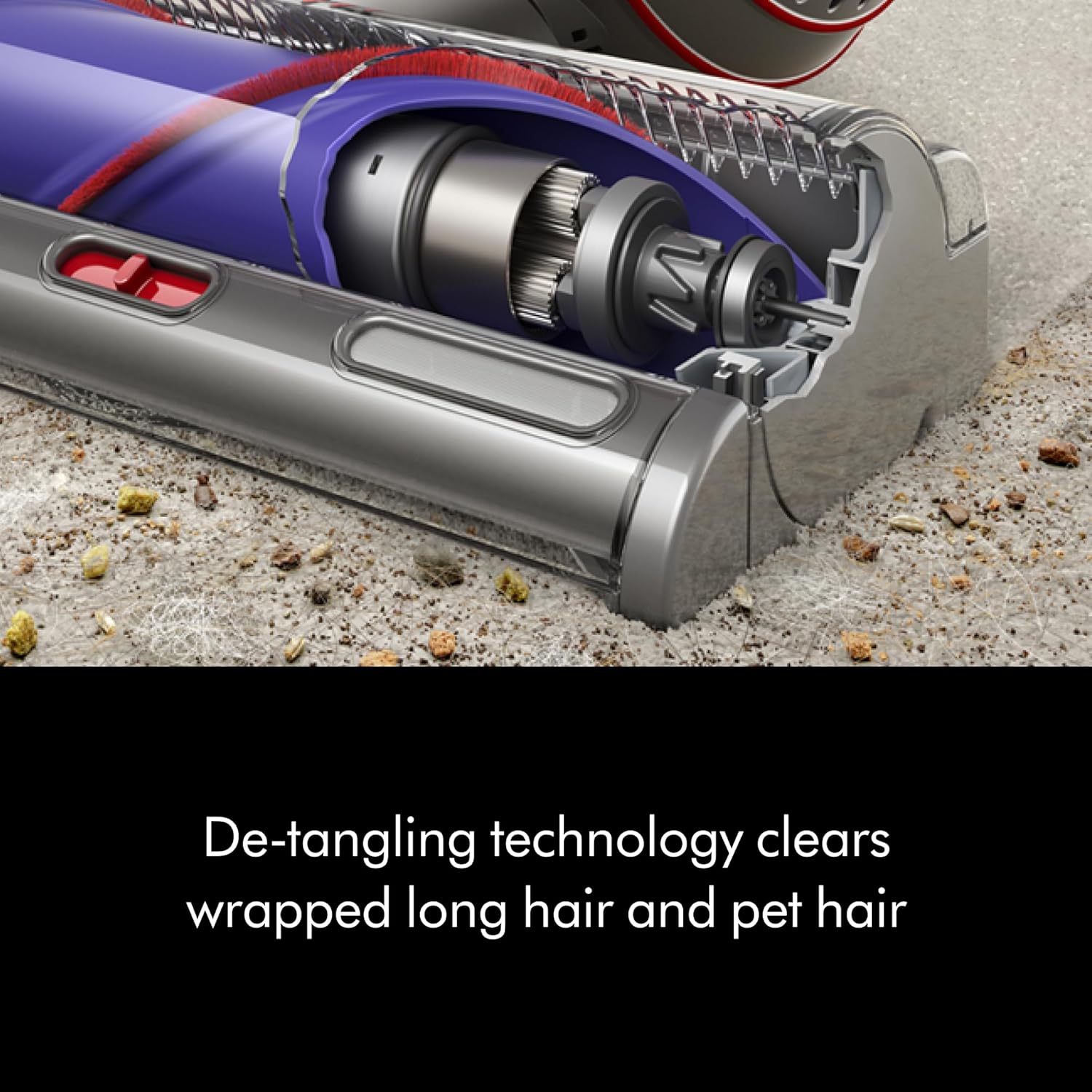 Dyson Ball Animal 3 Extra Upright Vacuum, Corded, 290AW, De-tangling Motorbar Cleaner Head for All Floors, 3 Suction Modes, Specialized pet Tools