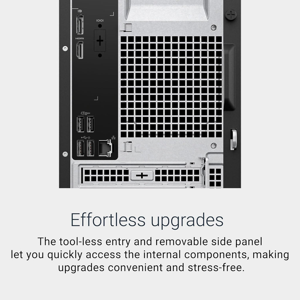 Dell Tower Desktop ECT1250 - Intel Core Ultra 7-265 Processor  UHD Graphics  32GB Memory  1TB M.2 SSD  3.0 SD Card Reader  Wired Keyboard and Mouse  Windows 11 Home  Basic Onsite Service