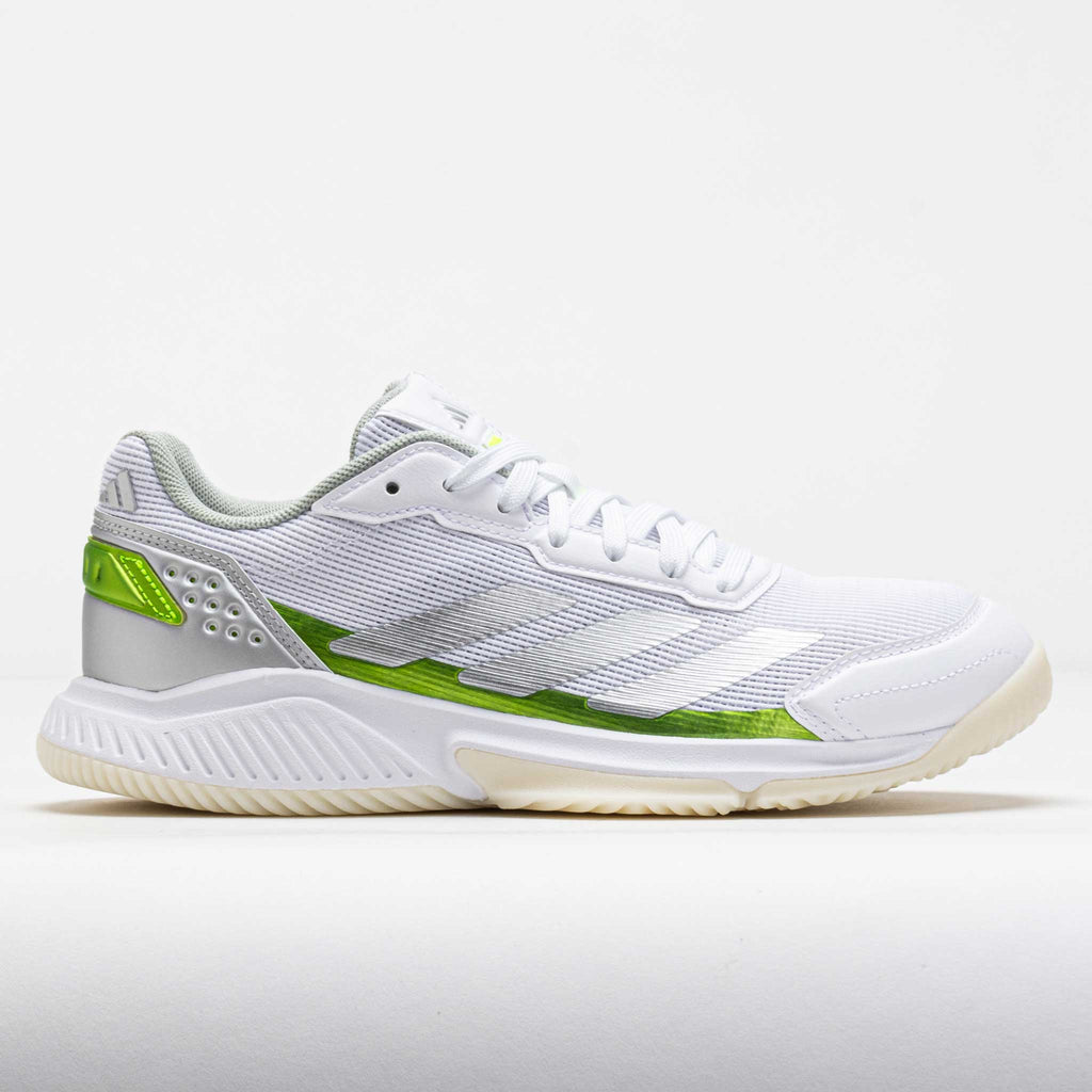 adidas CourtQuick Padel Women's White/Silver Metallic/Lucid Lemon