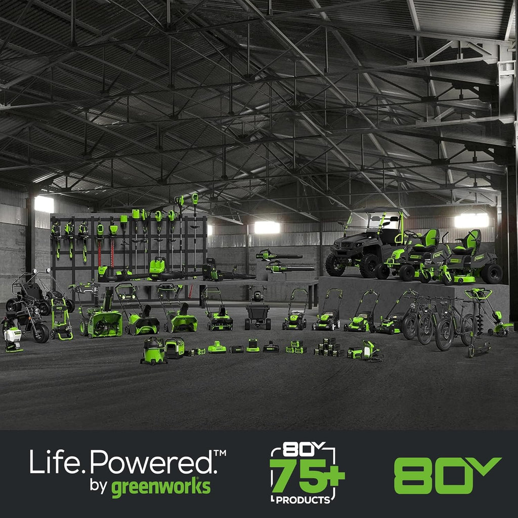 Greenworks 80V (75+ Compatible Tools) 12” Brushless Cordless Snow Shovel  2.0Ah Battery and Charger Included