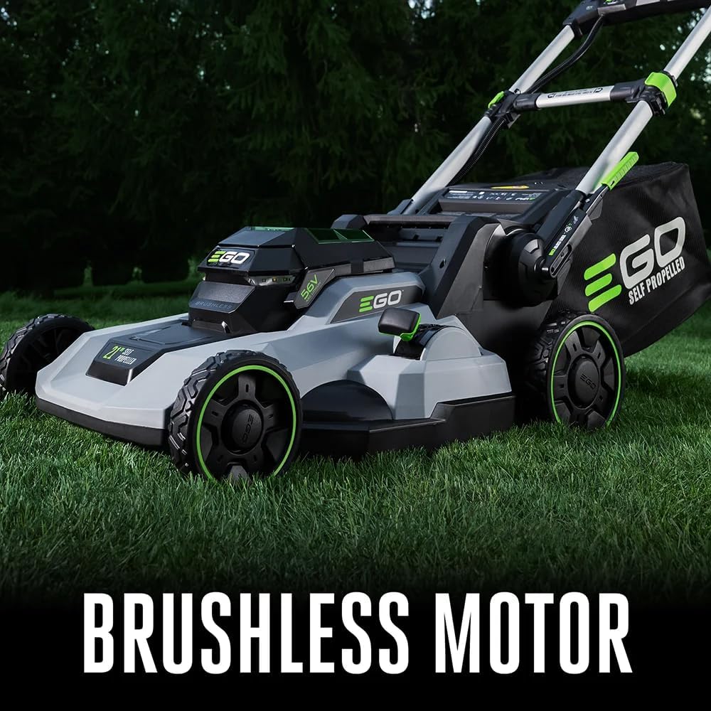 EGO POWER+ Electric Lawn Mower  Self-Propelled Cordless  Includes 56V 6.0Ah Battery And 320W Charger - LM2114SP