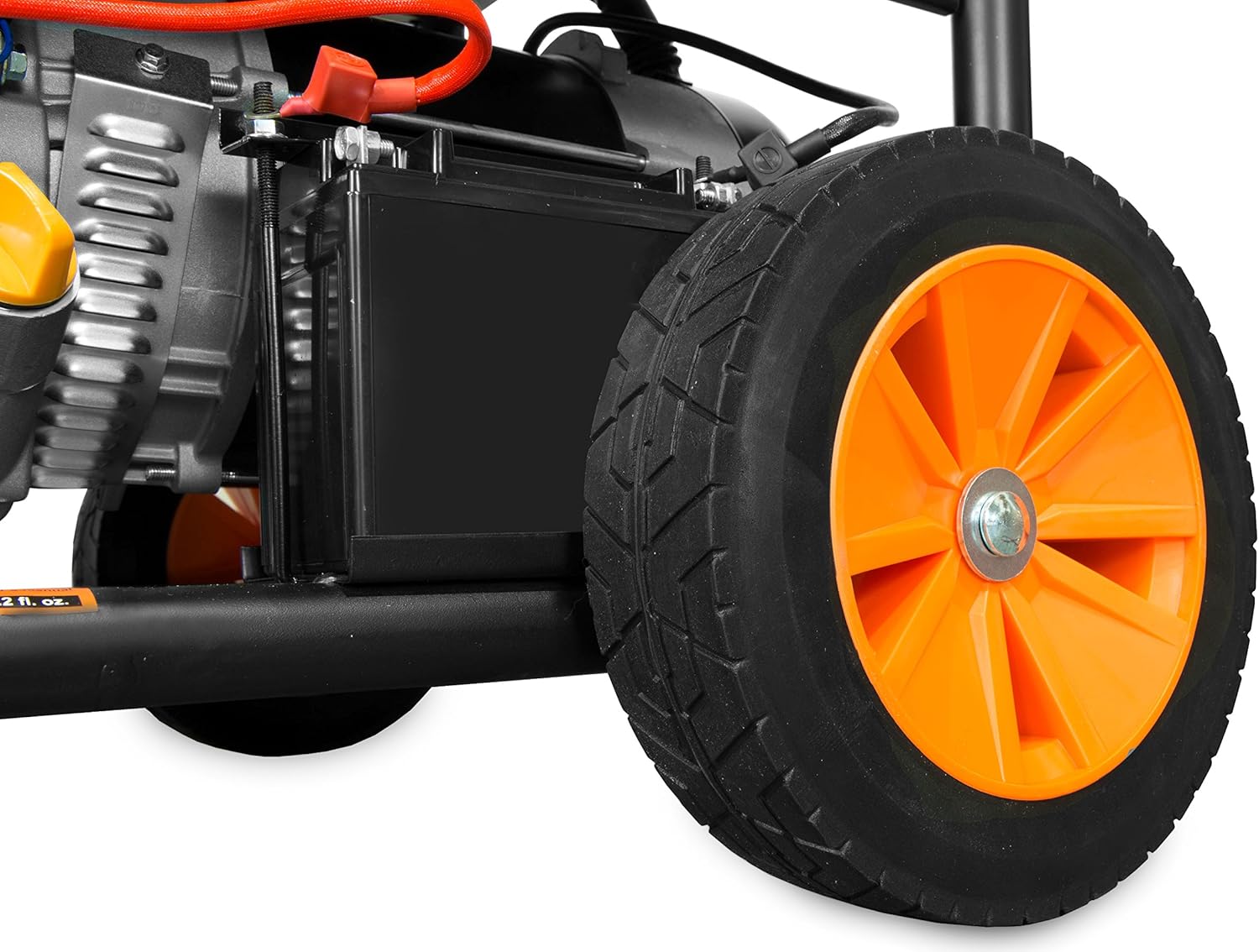 WEN 4 750-Watt 120V/240V Dual Fuel Portable Generator with Wheel Kit and Electric Start (DF475T)