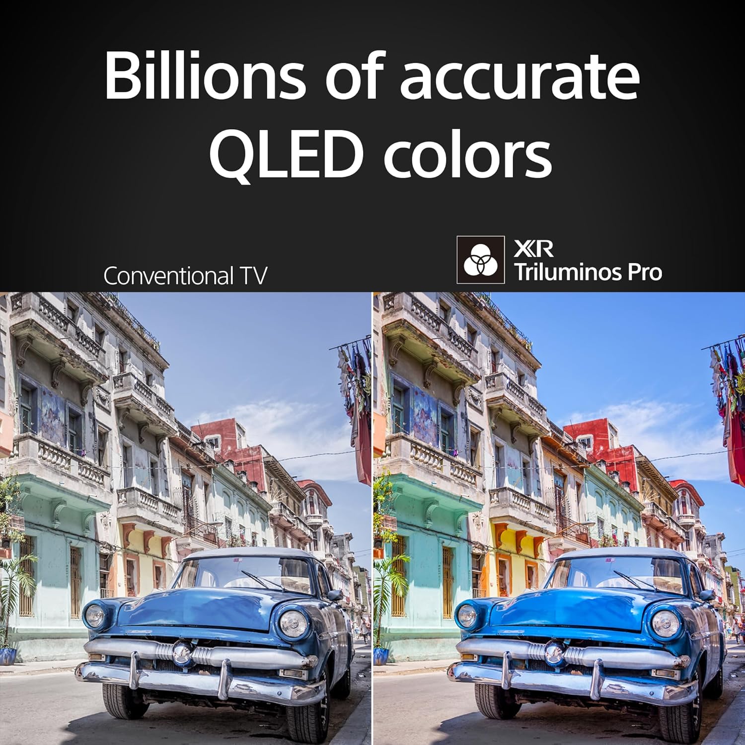 Sony 65 Inch Mini LED QLED 4K Ultra HD TV BRAVIA 7 Smart Google TV with Dolby Vision HDR and Exclusive Features for PlayStation®5 (K-65XR70)