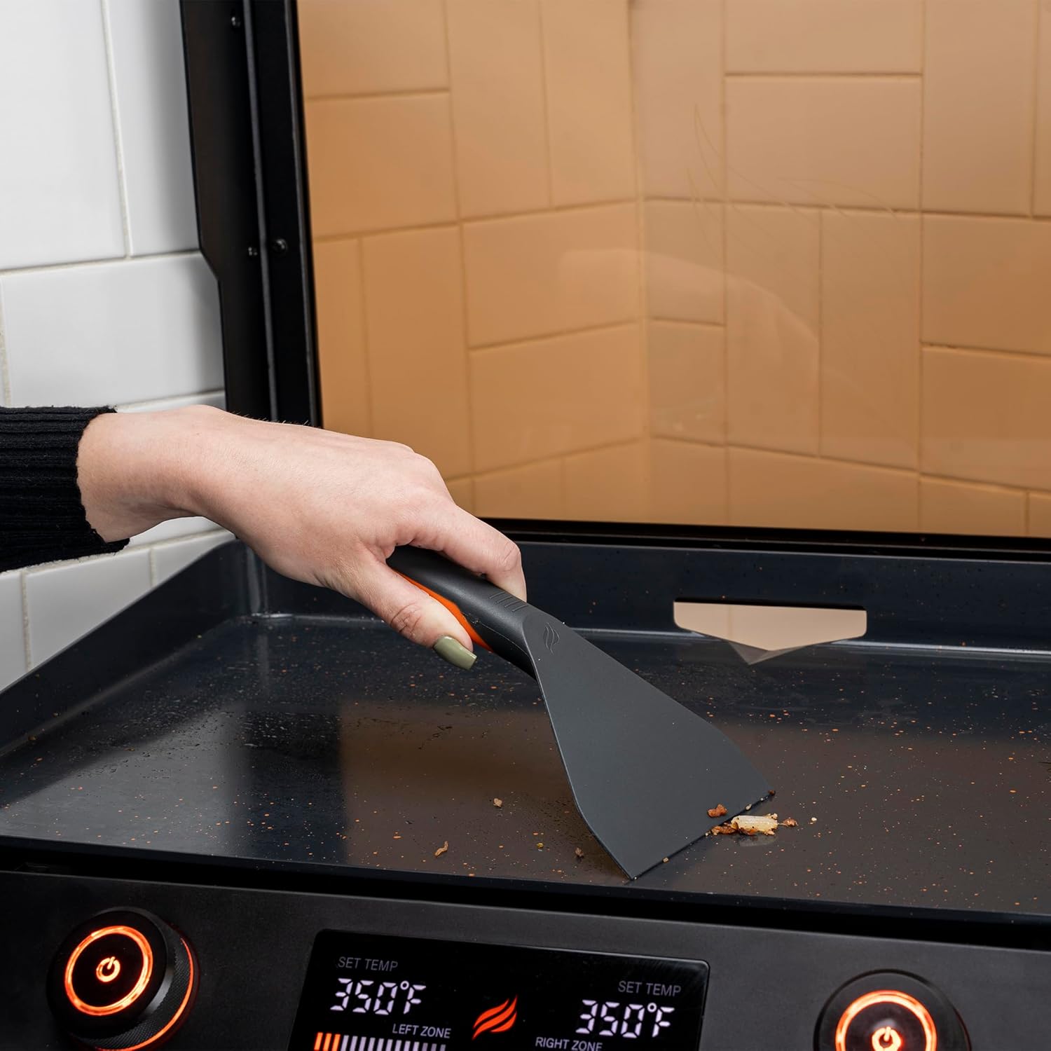 22 Inch Electric Griddle Nonstick with Lid  8001 E-Series Tabletop Large Griddle By Blackstone with Blackstone Griddle Accessories For Indoor and Outdoor Use
