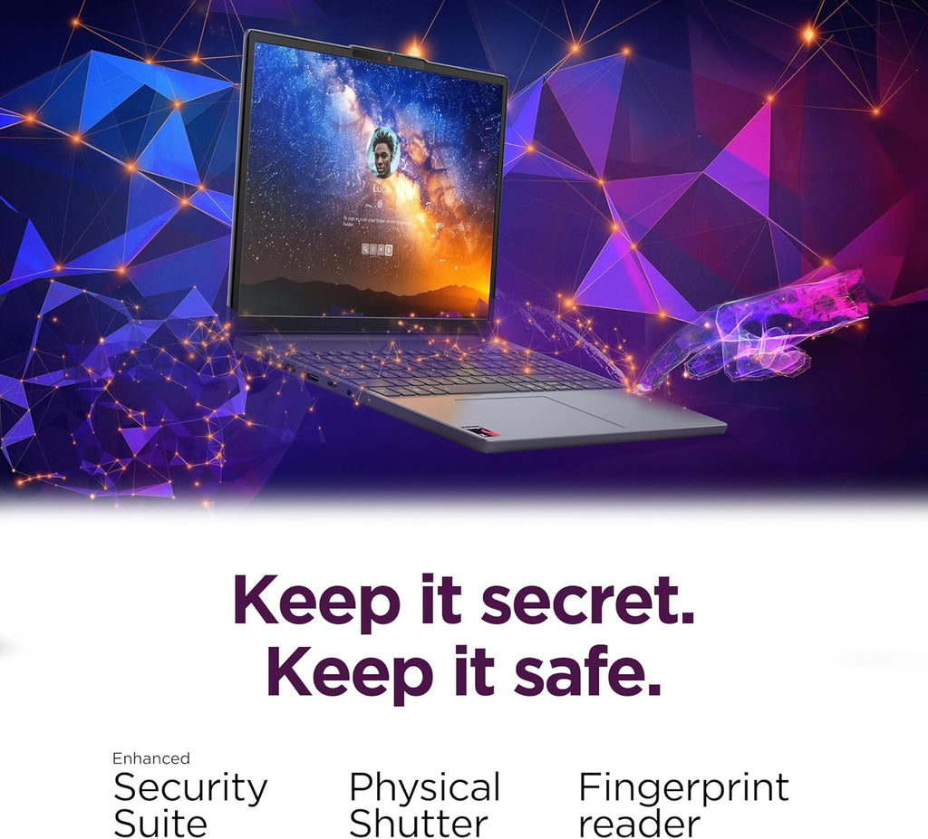 Lenovo IdeaPad Slim 3X - 2025 - Everyday AI Laptop - Copilot+ PC - 15.3" WUXGA Display - 16 GB Memory - 512 GB Storage - Qualcomm® Snapdragon® X - Luna Grey
