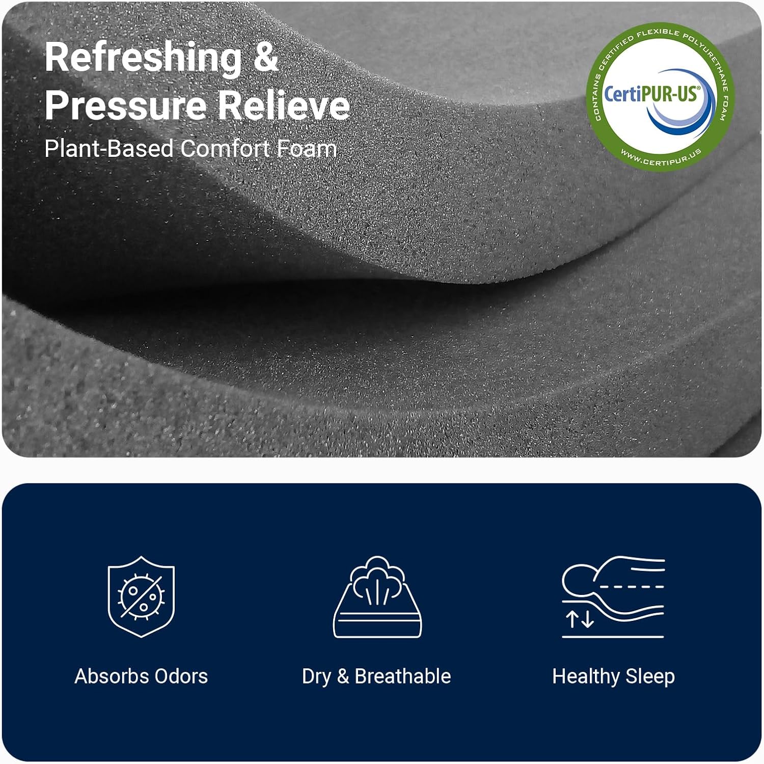 Avenco King Size Mattress, 12 Inch King Mattresses with Gel Memory Foam for Cool Night & Pressure Relief, Mattress in a Box Medium Plush Feel with Motion Isolating