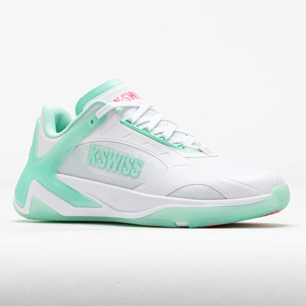 K-Swiss K-Frame Pickleball Women's White/Neon Mint/Hot Neon Pink