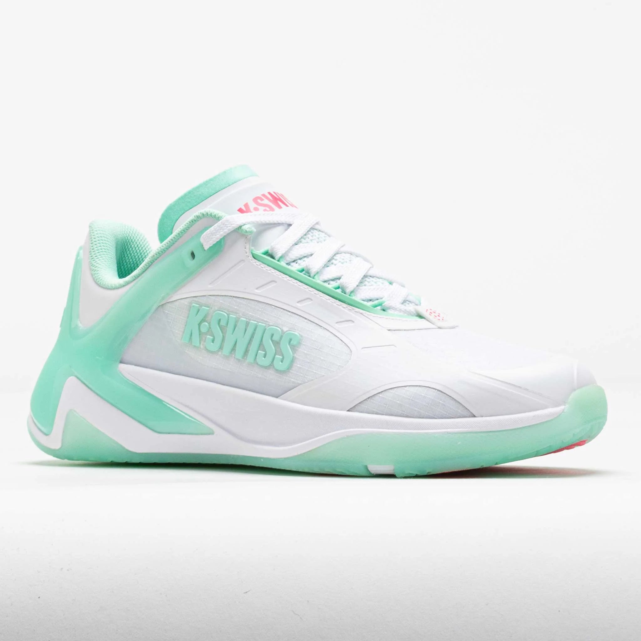 K-Swiss K-Frame Pickleball Women's White/Neon Mint/Hot Neon Pink