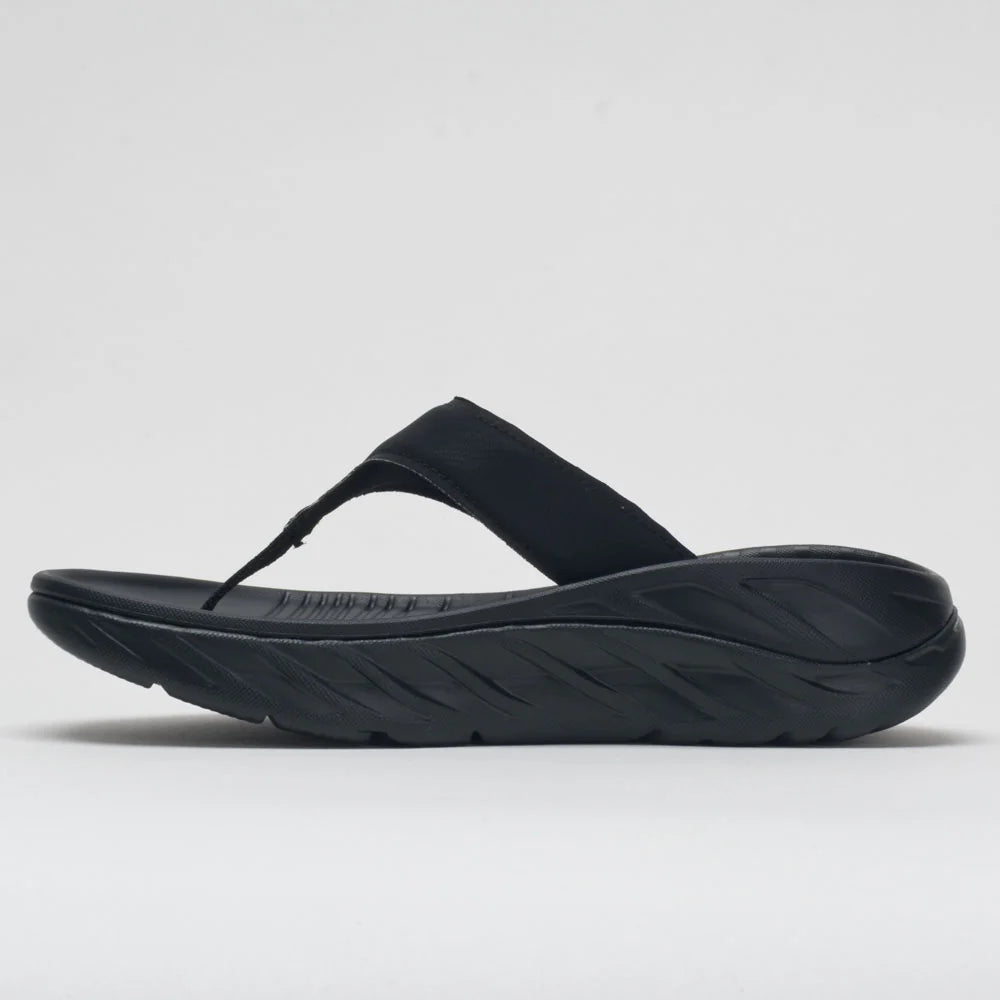 HOKA ORA Recovery Flip Women's Black/Dark Gull Gray