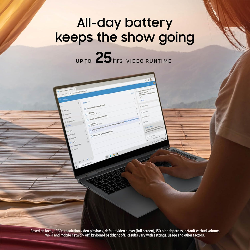 Samsung 16” Galaxy Book5 Pro 360 Copilot+ PC  AI Computer  Intel Core 7 Ultra Processor  3K AMOLED (2880x1800) Touchscreen  S Pen 120Hz  Dolby Atmos  Student Laptop  Lightweight  All-Day Battery Life