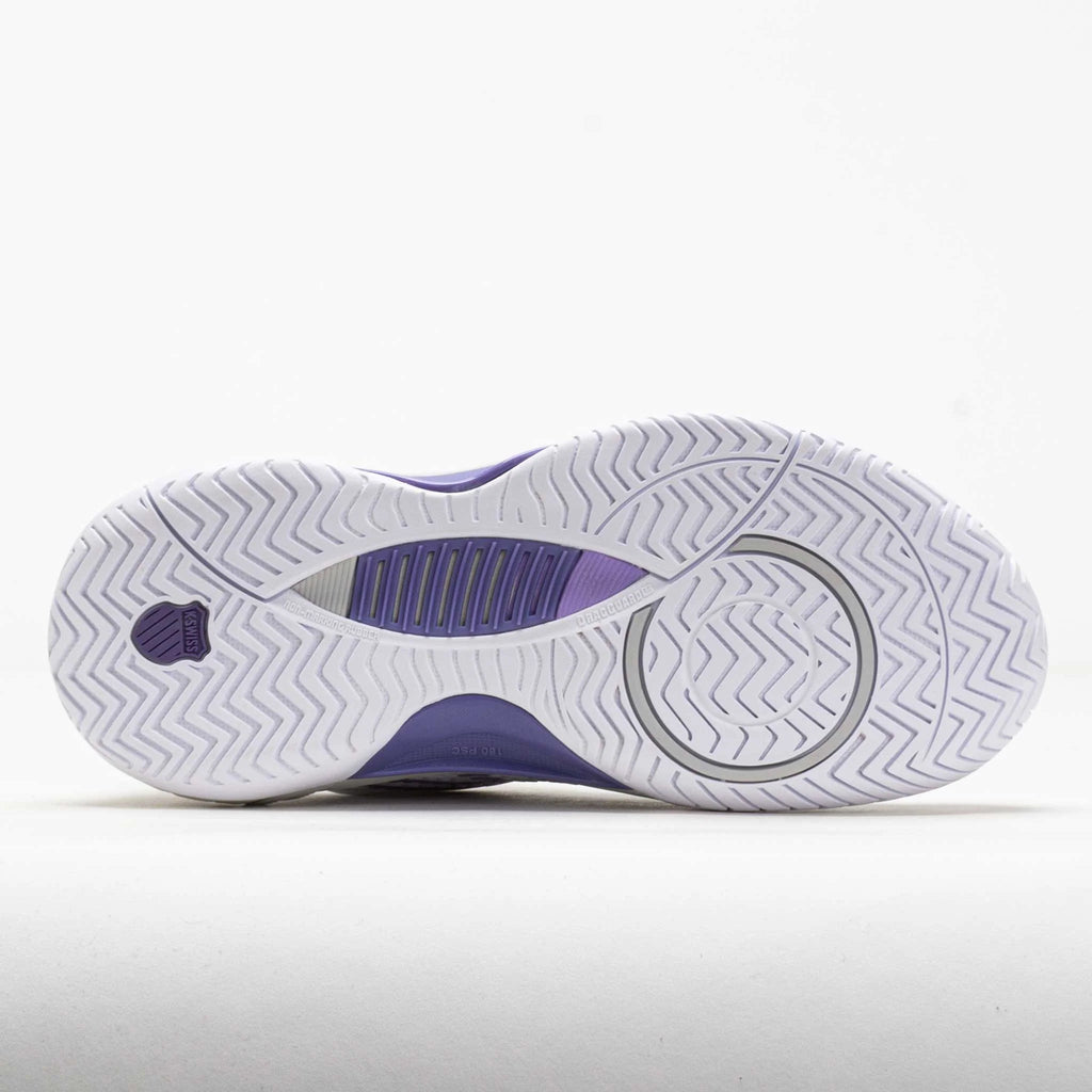 K-Swiss Hypercourt Supreme 2 Women's White/Lunar Rock/Purple Haze