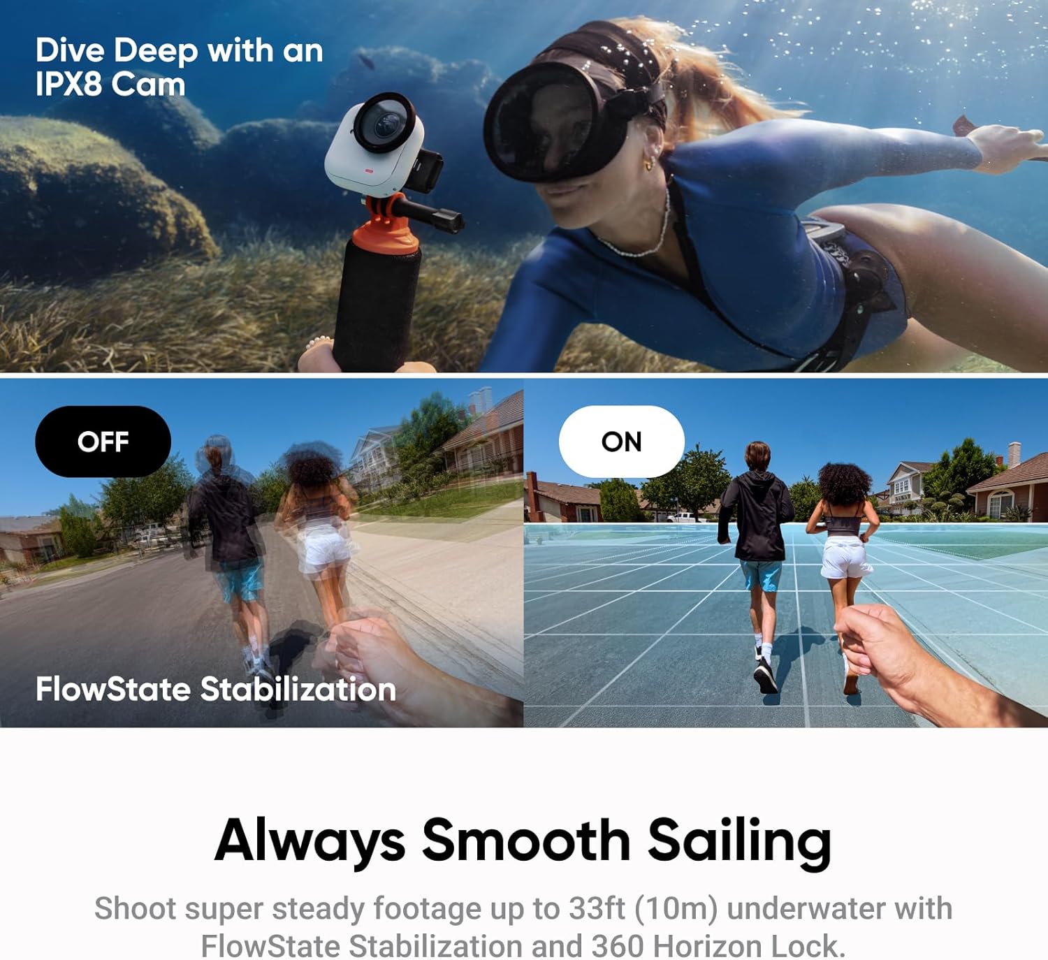 Insta360 GO Ultra - Small 4K Vlogging Camera  Hands-Free  POV Cam  1/1.28" Sensor  53g Lightweight  156° FOV  200 Min Battery Life  Magnetic Wearable Action Camera for Sports  Vlog .Midnight Black