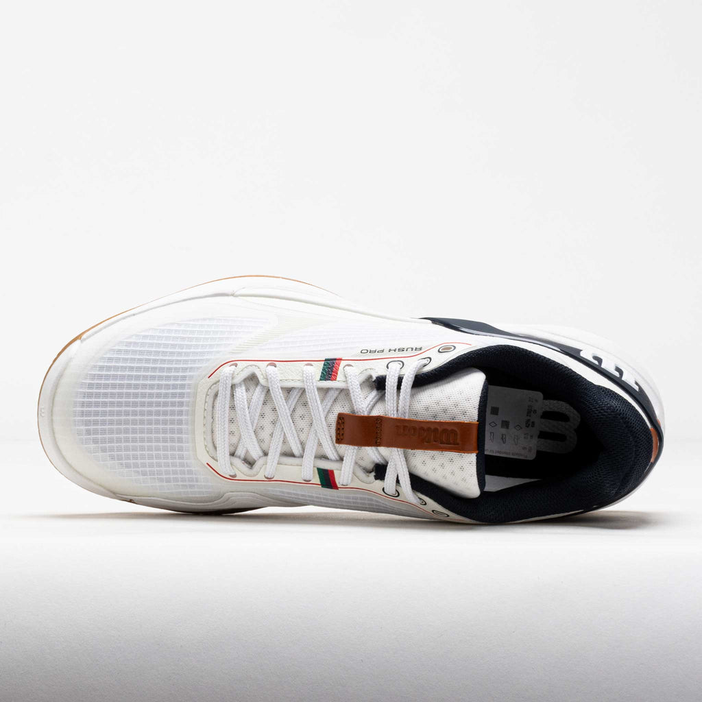 Wilson Rush Pro 5 Clay Men's White/Navy Blazer/Gum