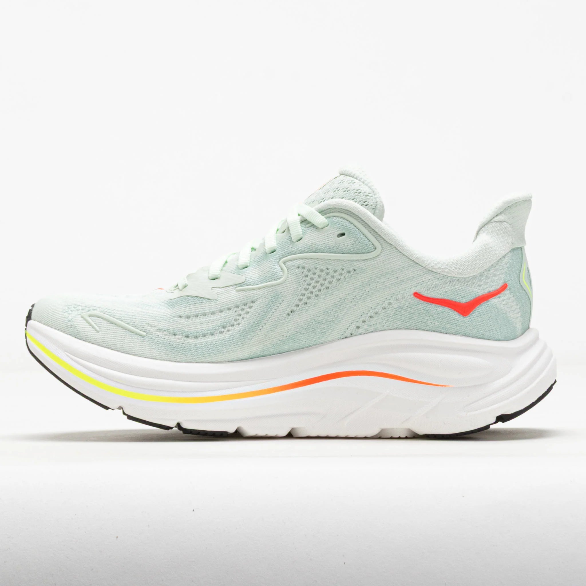 HOKA Clifton 10 Women's Sea Glass/Neon Flame