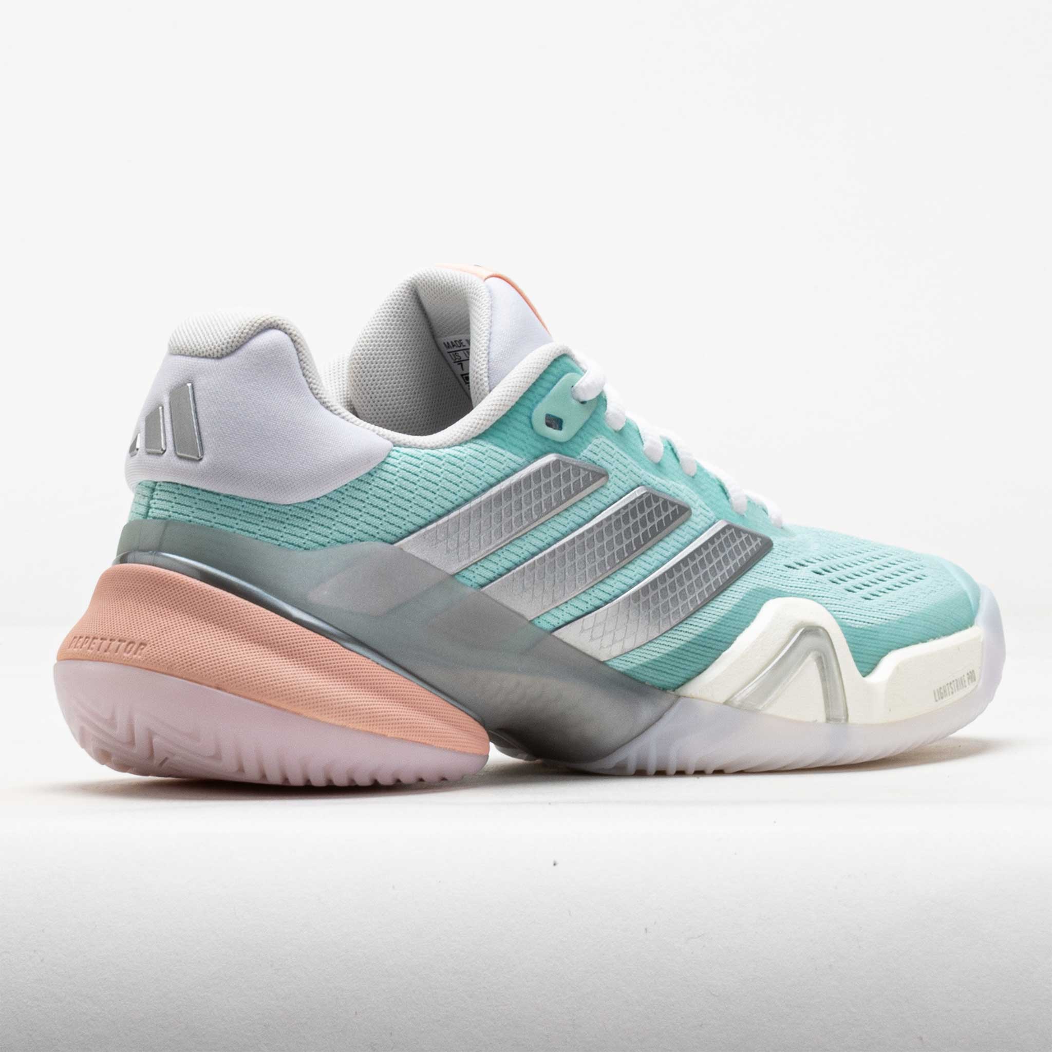 adidas Barricade 14 Women's Semi Flash Aqua/Silver Metallic/Blush Pink