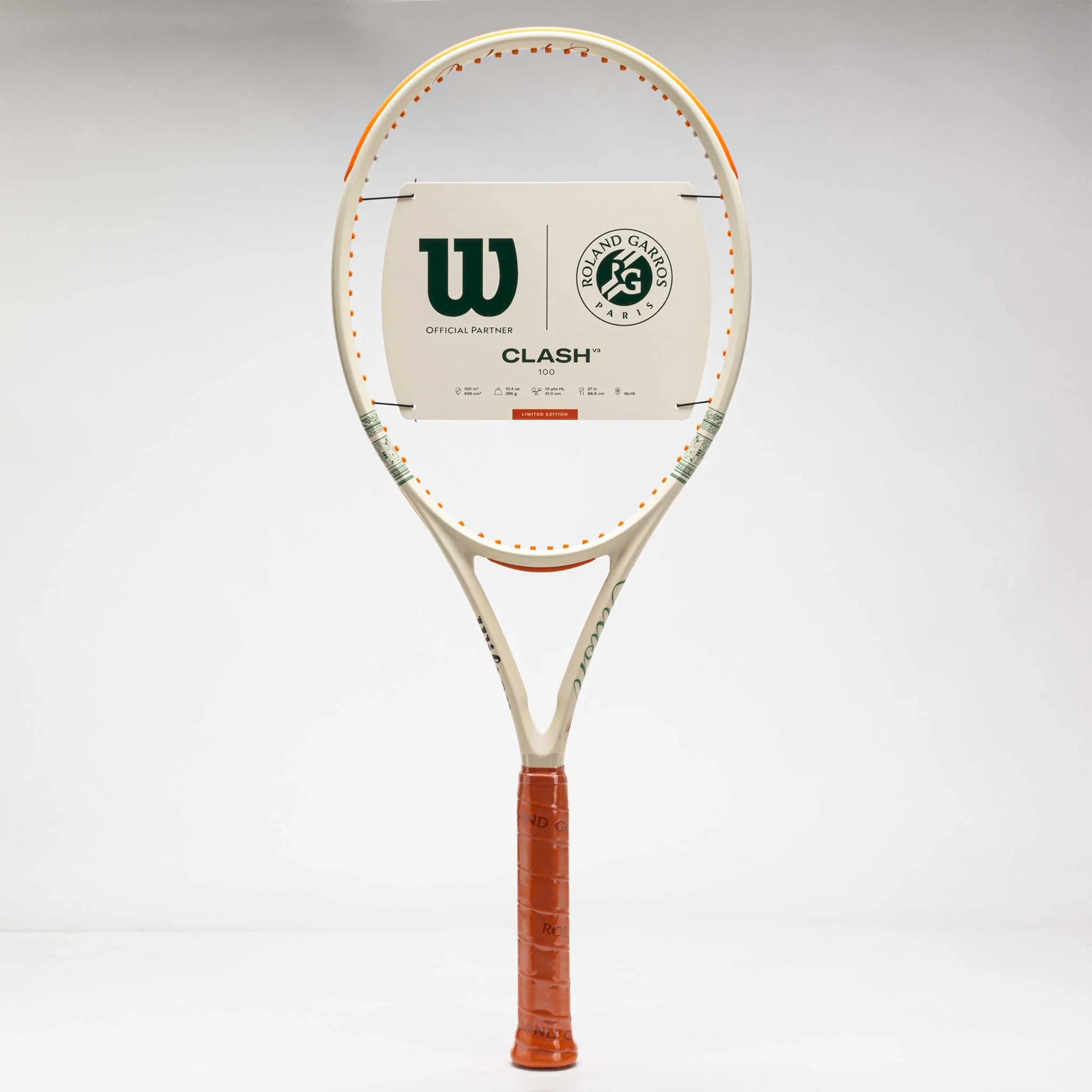 Wilson Clash 100 v3 Roland Garros 2026