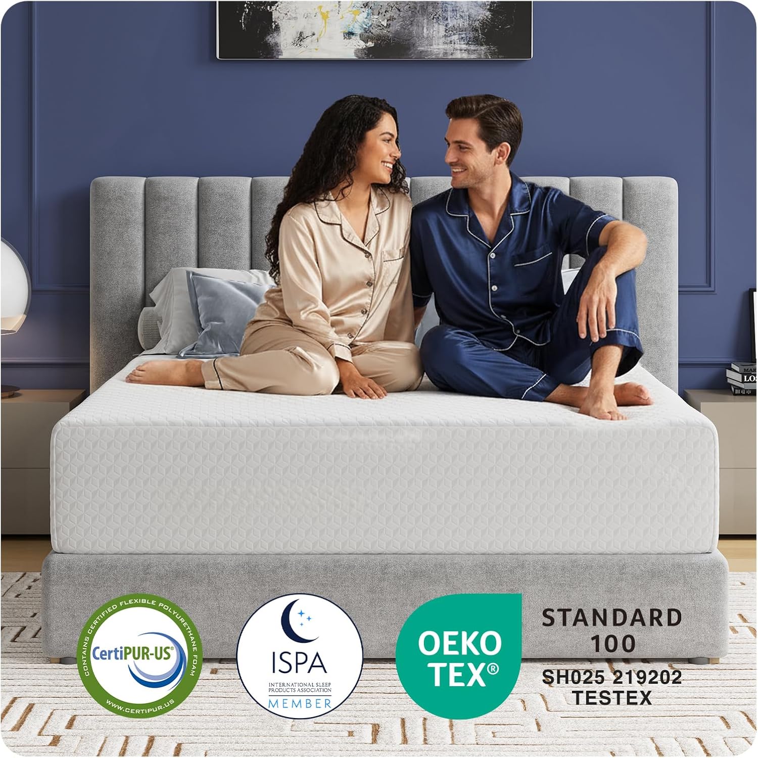 Avenco Queen Mattress, 12 Inch Queen Memory Foam Mattress in a Box for Refresh Sleep & Pressure Relief, CertiPUR-US Certified Soft Queen Size Mattresses
