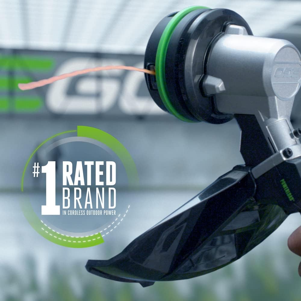 EGO POWER+ String Trimmer  Battery Powered  15" Trimmer for Weeds and Grass with POWERLOAD and Carbon Fiber Split Shaft  Includes 56V 2.5Ah Battery and Charger - ST1521S