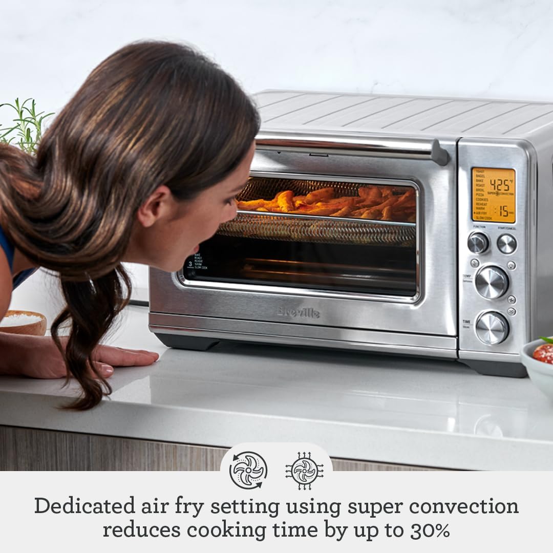 Breville BOV860BSS Smart Oven Air Fryer and Convection Oven, Brushed Stainless Steel