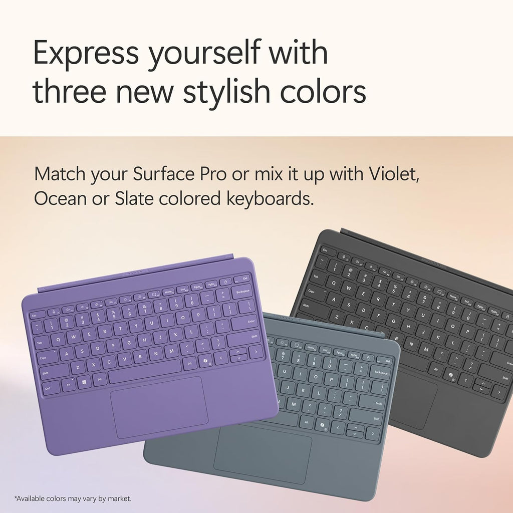 Microsoft Surface Pro 2-in-1 Laptop/Tablet (2025)  Windows 11 Copilot+ PC  12" Touchscreen Display  Snapdragon X Plus (8 Core)  16GB RAM  256GB Storage  Platinum