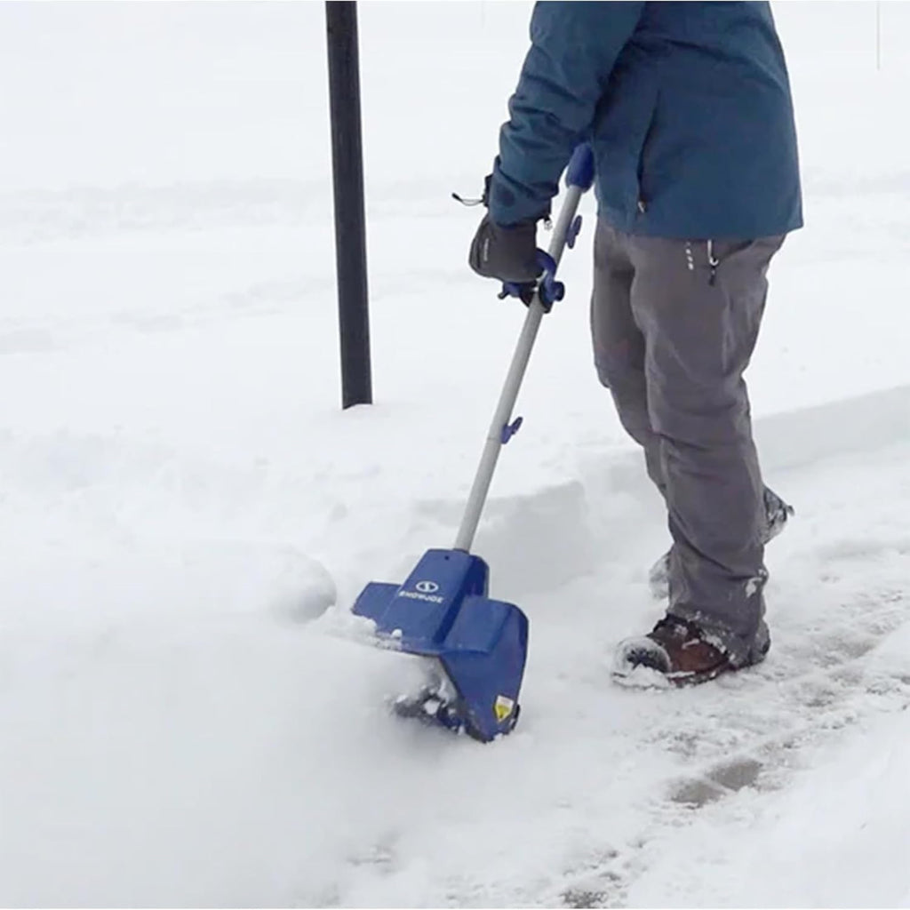 Snow Joe 24V Cordless Electric Shovel Kit w/ 4Ah Battery & Charger  11″ Clearing Width  400W Motor – Portable  Lightweight  Fast Ice & Snow Removal for Deck  Patio  Driveway  24V-SS11