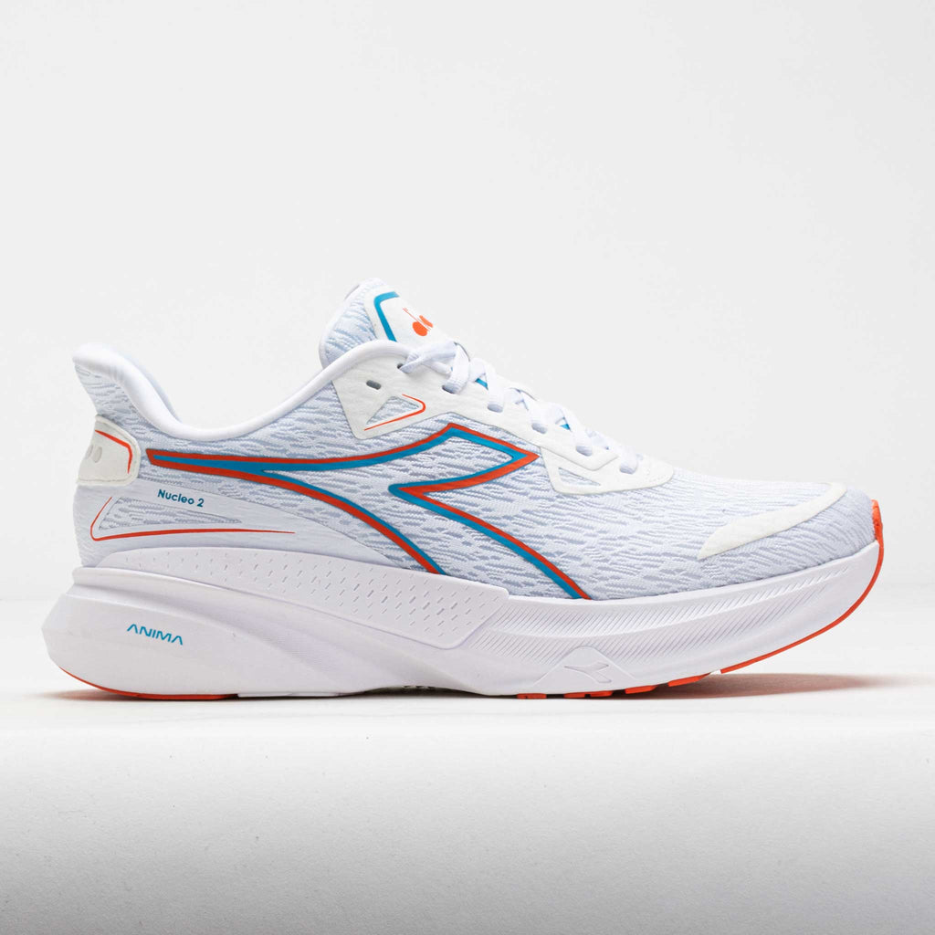 Diadora Nucleo 2 Men's White/Orange Nasturtium