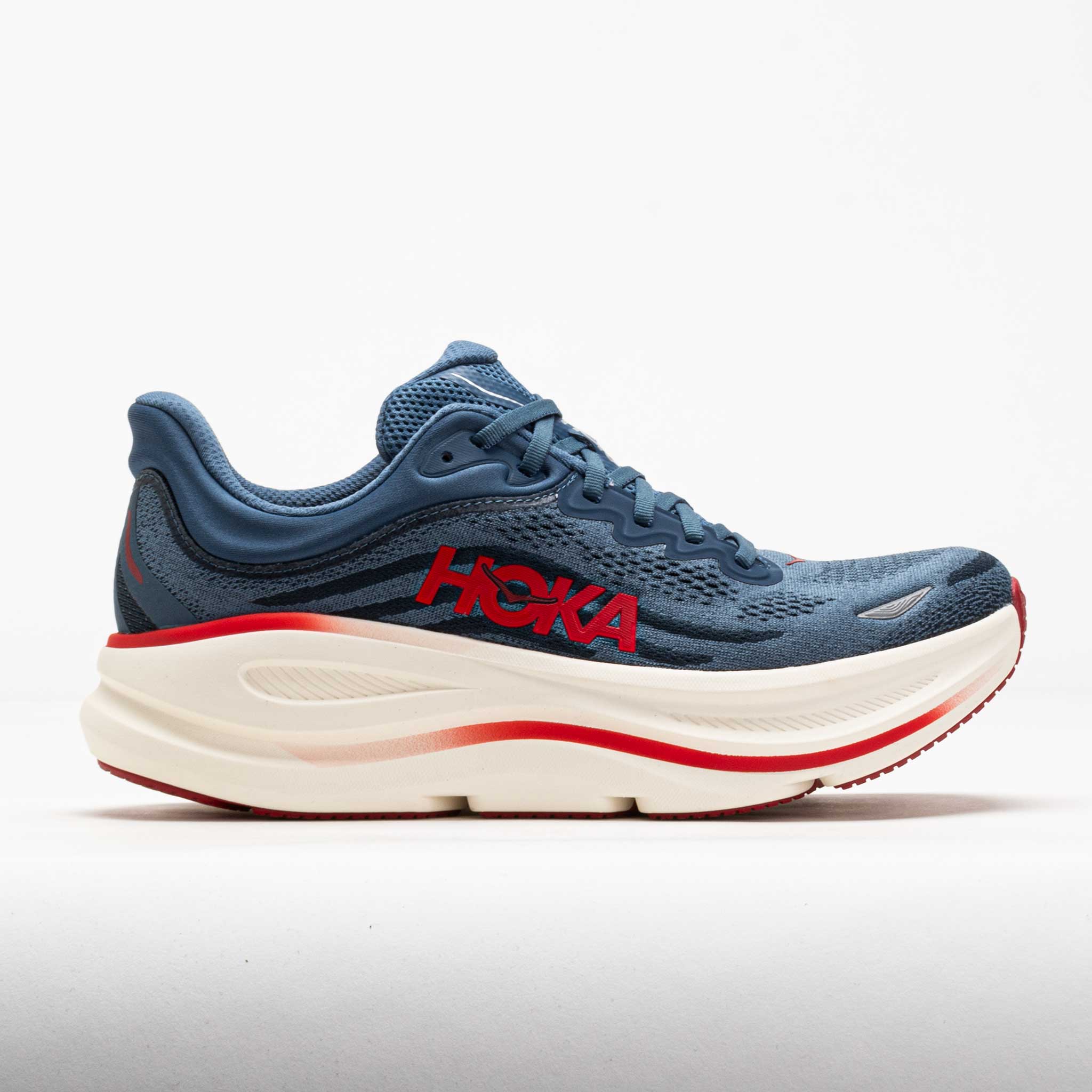 HOKA Bondi 9 Men's Thunder Cloud/Vermillion