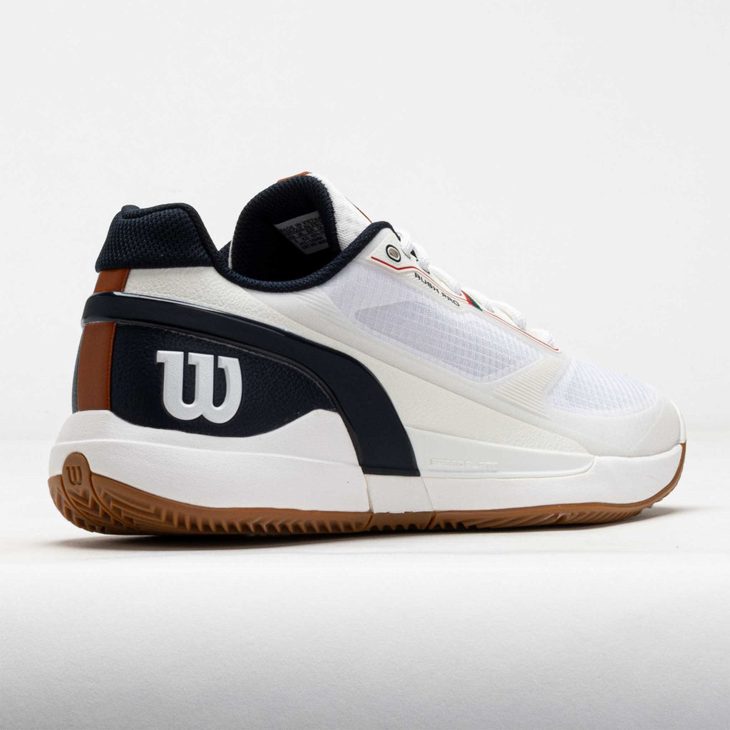 Wilson Rush Pro 5 Clay Men's White/Navy Blazer/Gum