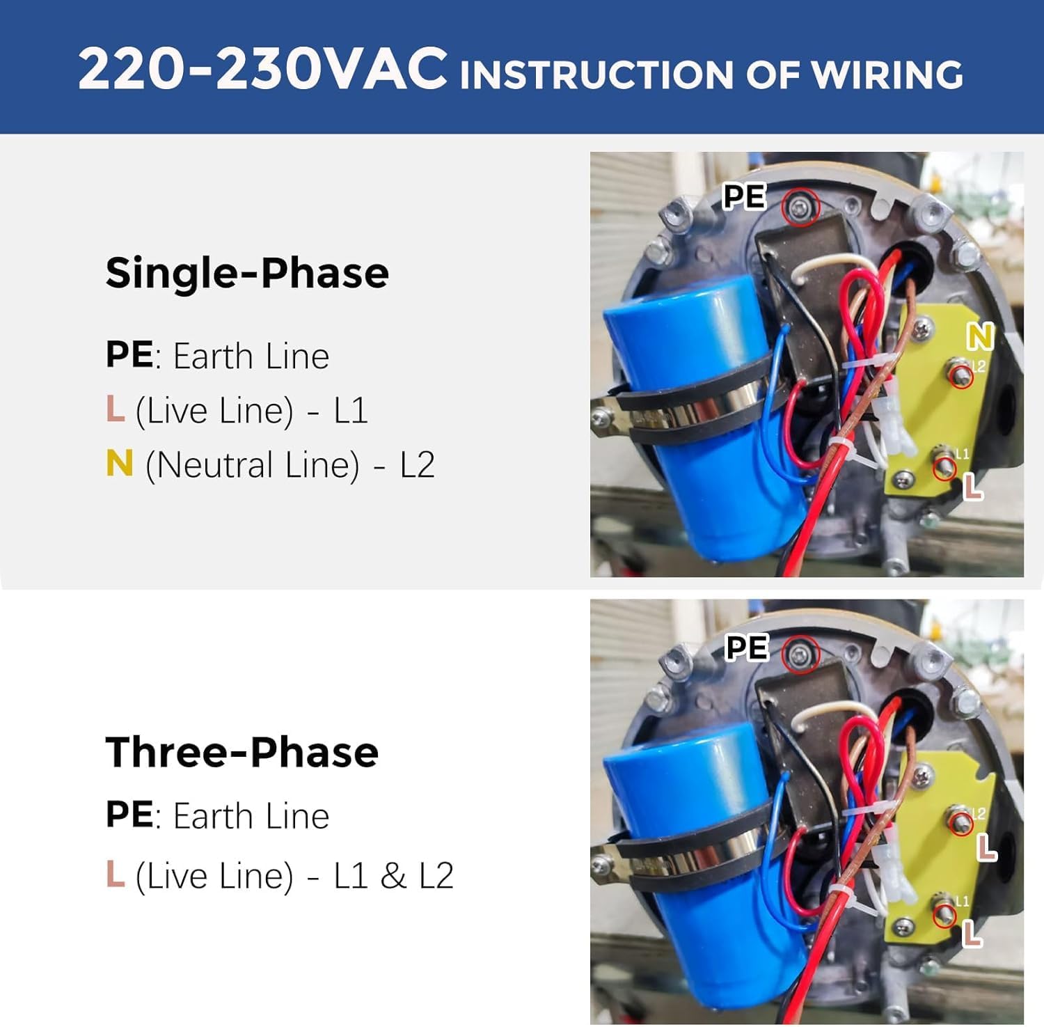 2-Speed 3 HP 220V/230V 50Hz/60Hz Single Voltage Pool Pump Super Pool Pump Compatible With Hayward In-Ground Swimming Pools and Spas