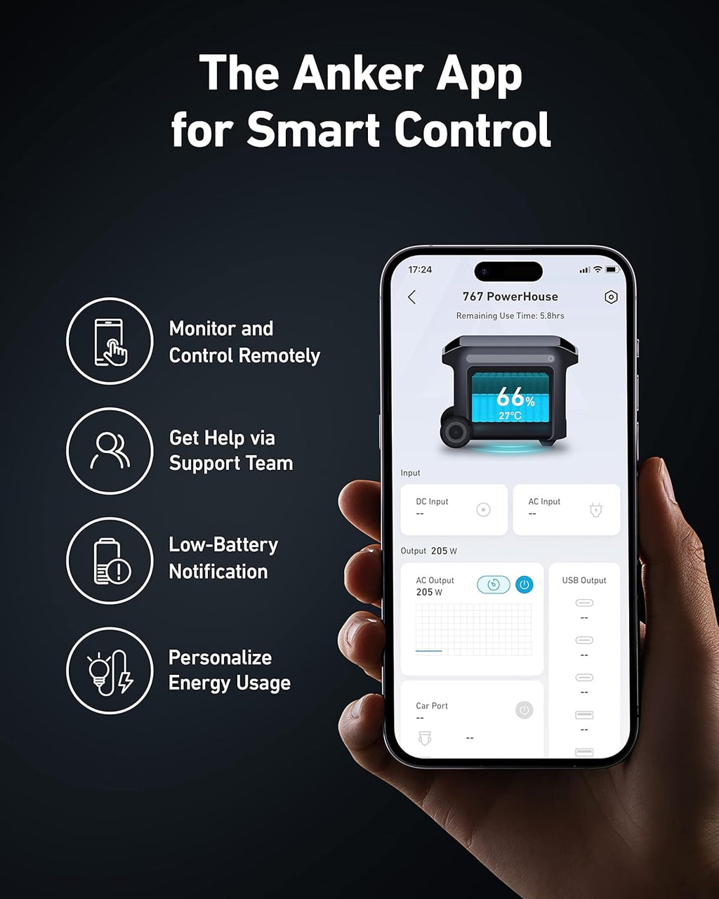 Anker SOLIX F2000 Portable Power Station  PowerHouse 767  2400W Solar Generator  GaNPrime Battery Generators for Home Use  LiFePO4 Power Station for Outdoor Camping  and RVs (Solar Panel Optional)
