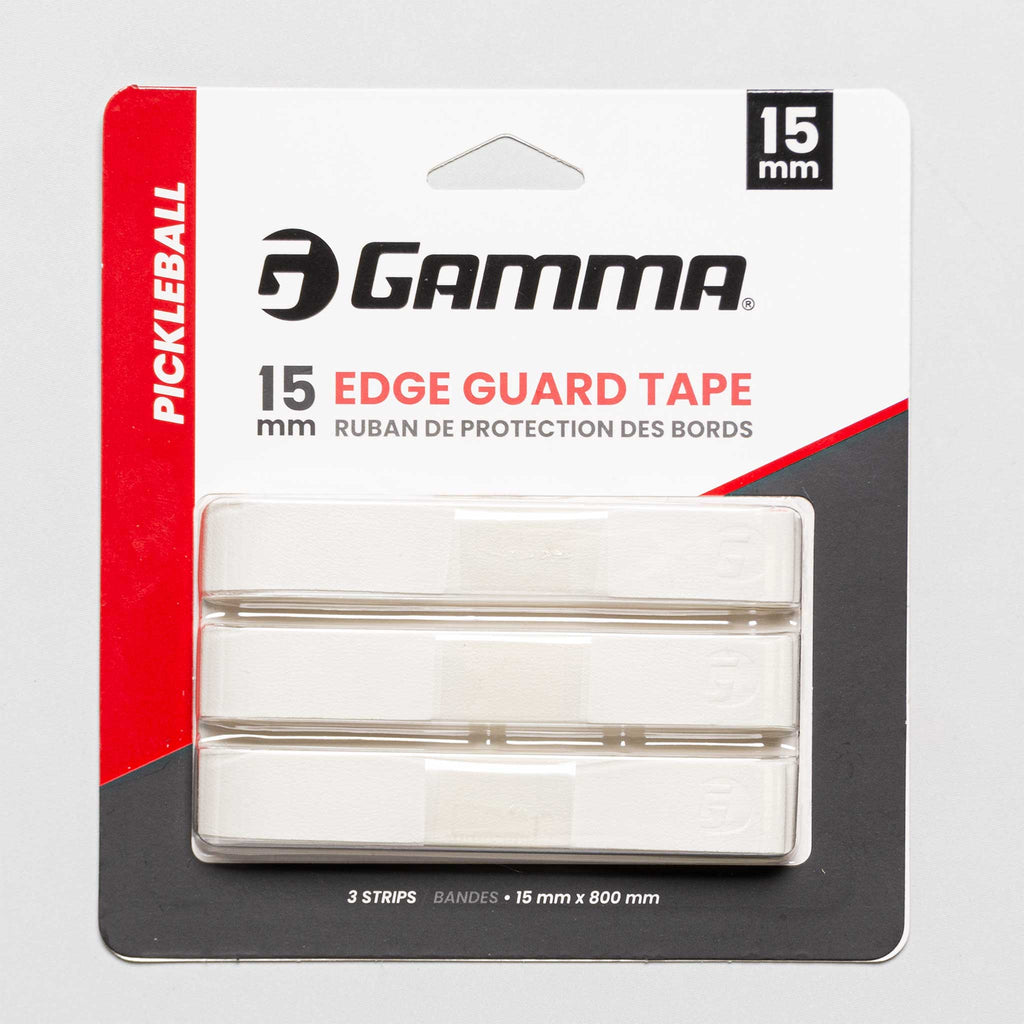 Gamma Pickleball Paddle Edge Guard Tape 15mm 3 Pack