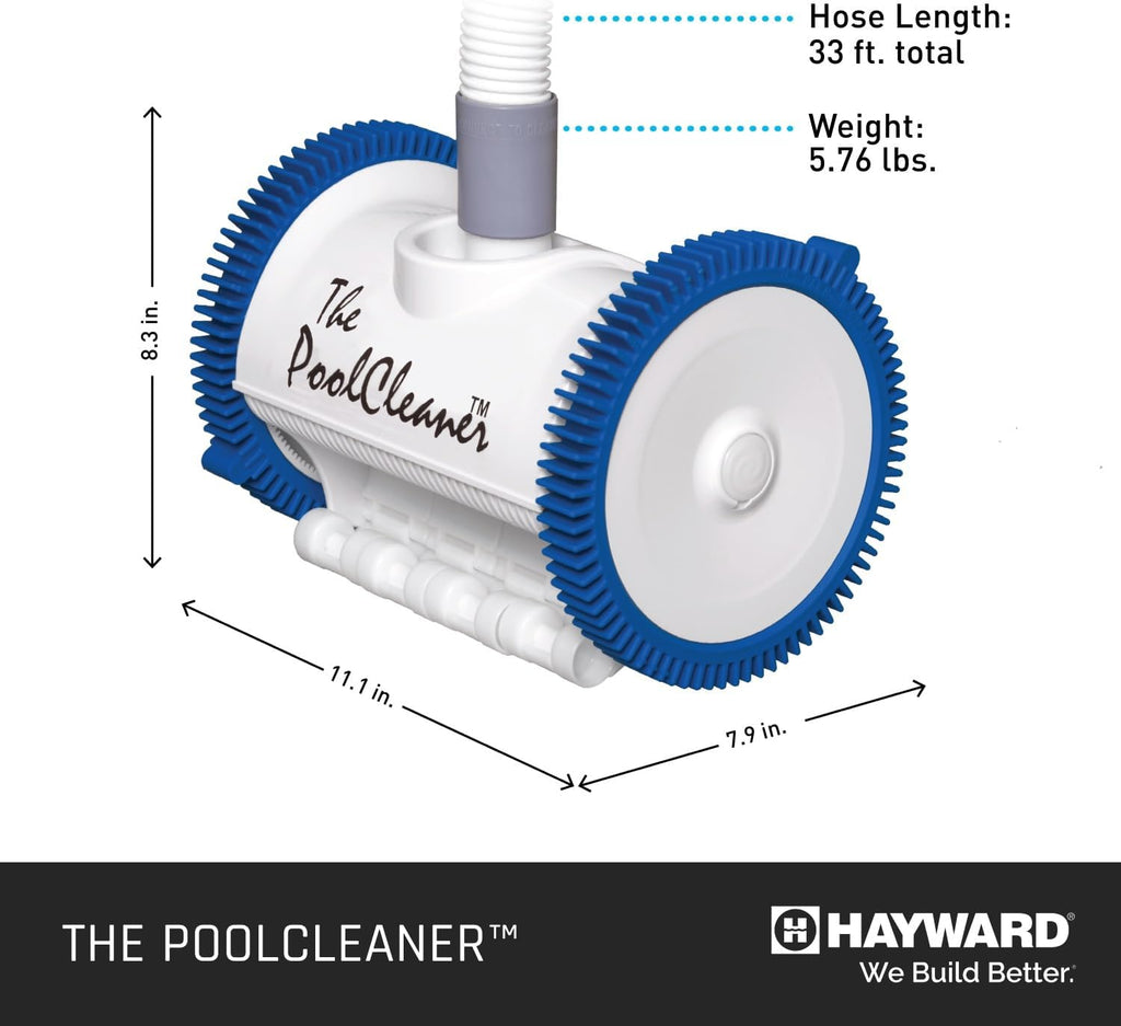 Hayward W3PVS20JST Poolvergnuegen Suction Pool Cleaner  Automatic Vacuum for In-Ground Pools up to 20 x 40 ft.