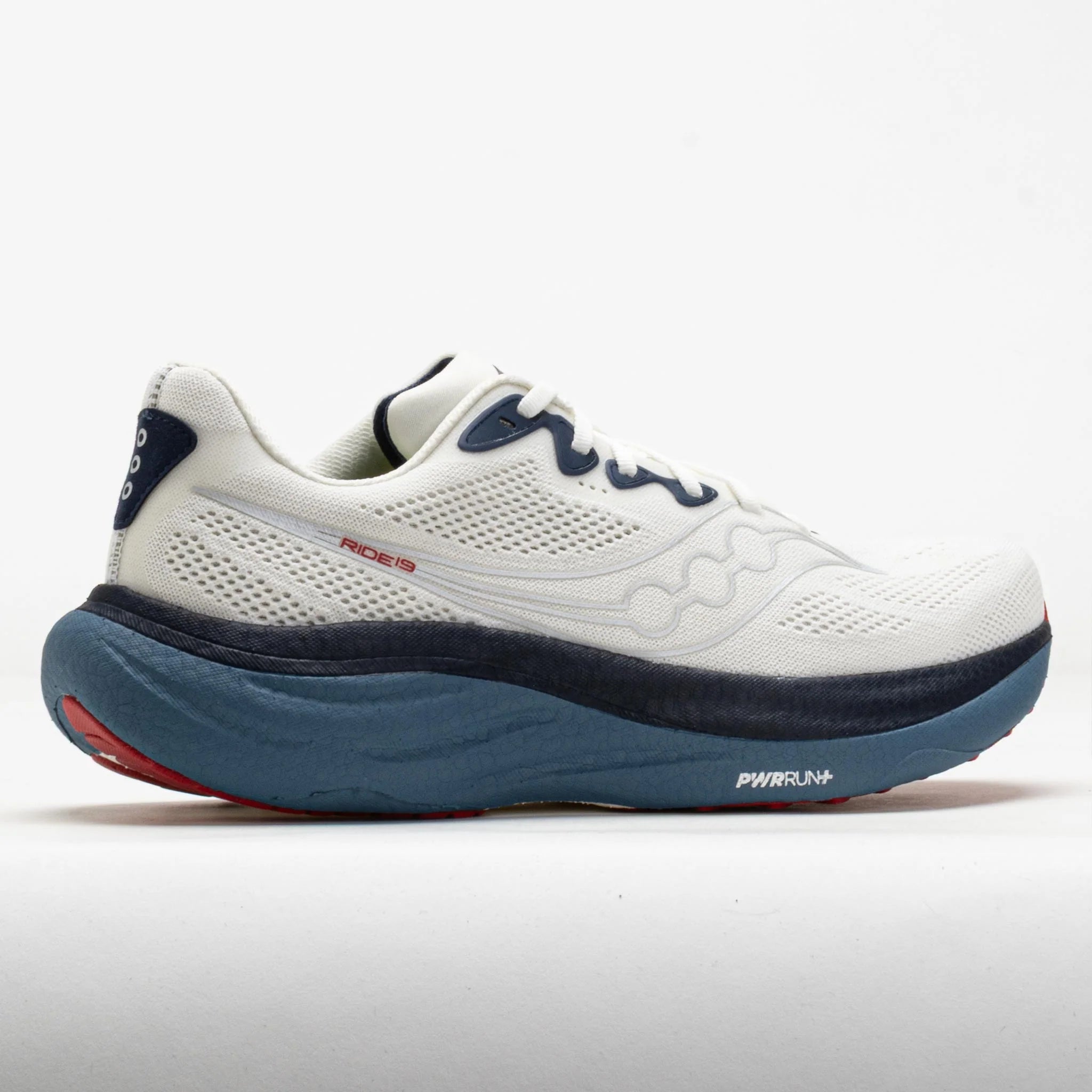 Saucony Ride 19 Men's Ivory/Storm