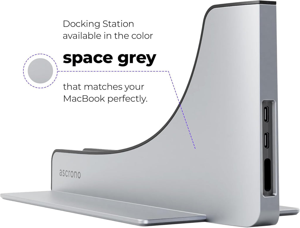 Dock for 14" Apple MacBook Pro - Docking Station - Connect Dual Displays w/Two Thunderbolt 4 USB-C Ports - Mac Docking Station Hub for MacBook Pro 14" (M1 M2 M3 M4 Base/Pro/Max M5 2021-2025)