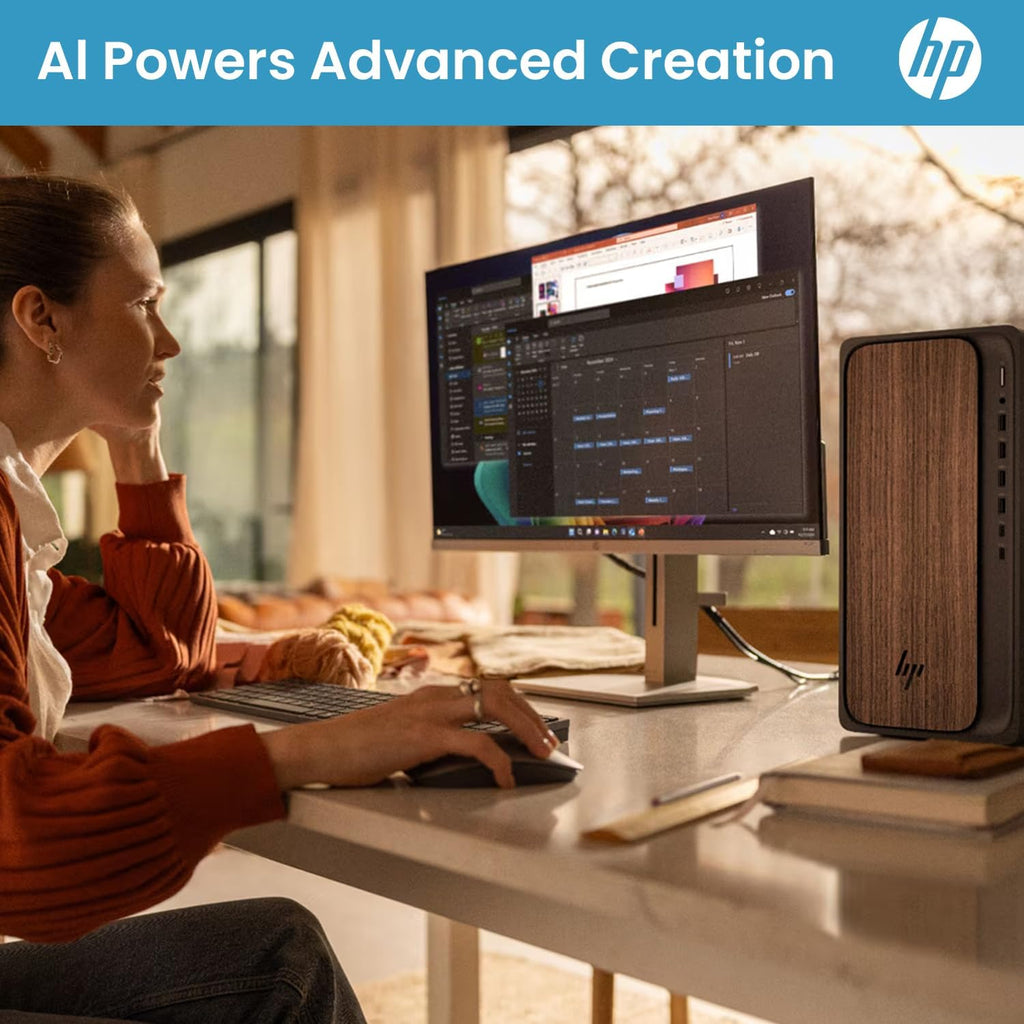 HP OmniDesk(Envy Next Brand) M03 Business Next Gen AI PC Desktop  Intel Core Ultra 7 265  32GB DDR5 RAM  2TB SSD  USB-C  Wired KB & Mouse  Windows 11 Home  Bundle with Adata UC310 64GB USB Flash Drive