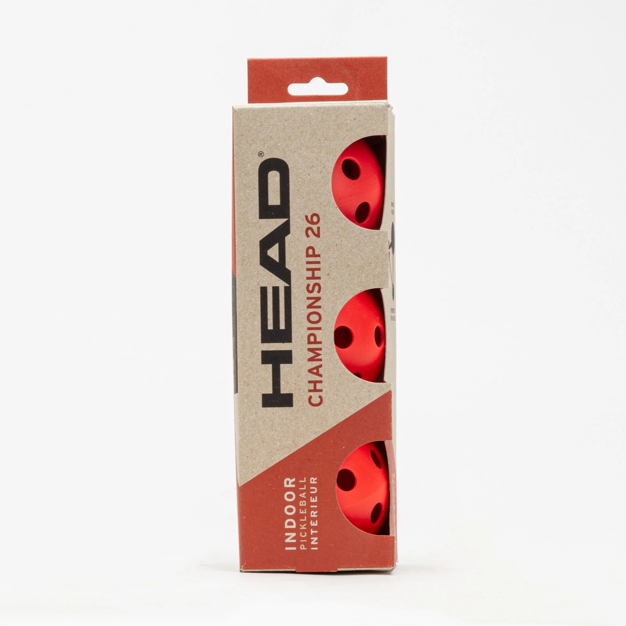 HEAD Championship 26 Indoor 3 Pack Vibrant Red