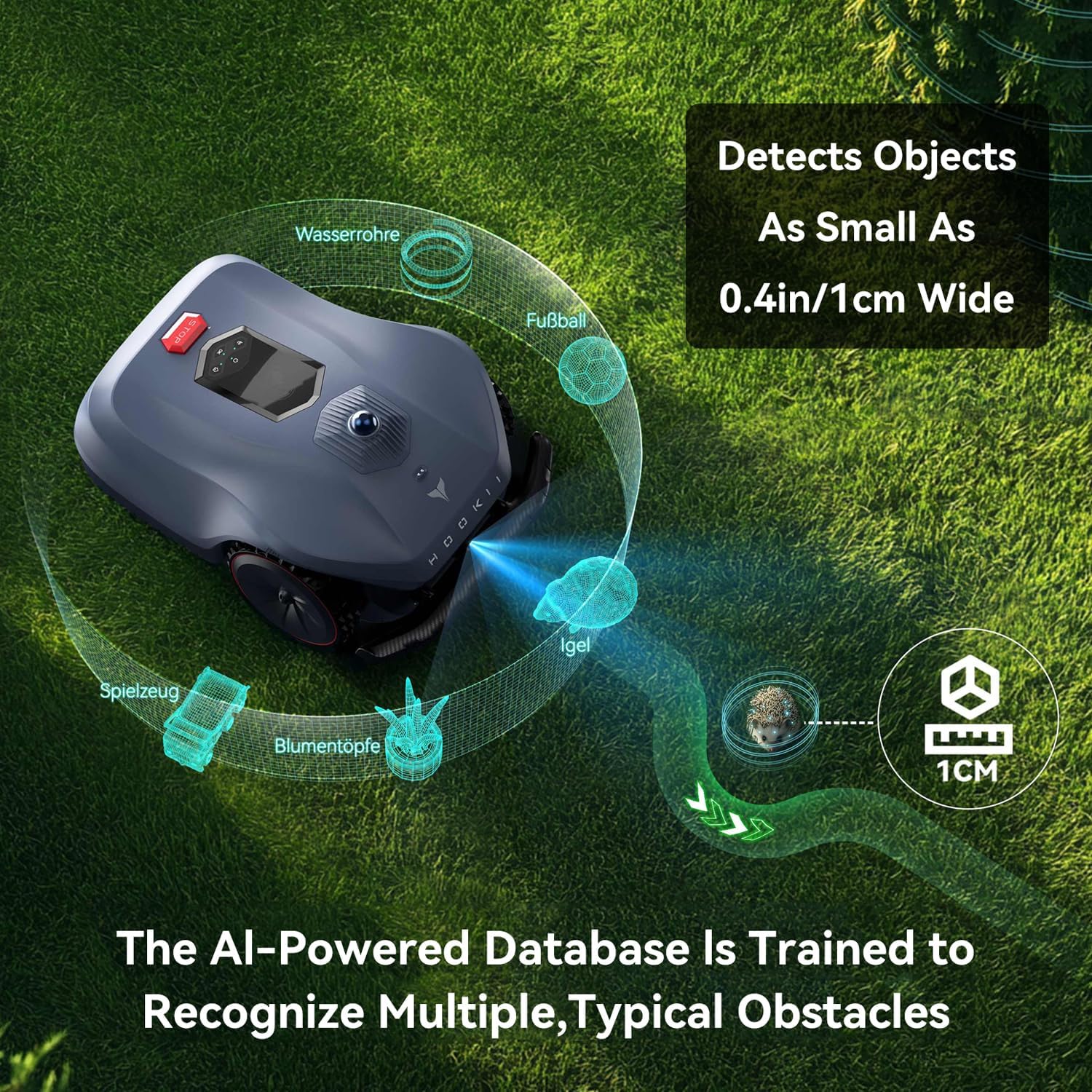 Neomow X SE Robot Lawn Mower Perimeter Wire Free for 0.75 Acre 3D LiDAR SLAM+Vision Mapping Robotic Lawnmower with 4G  No RTK Station Required  AI Accurate Obstacle Avoidance  App Control  Anti-Theft