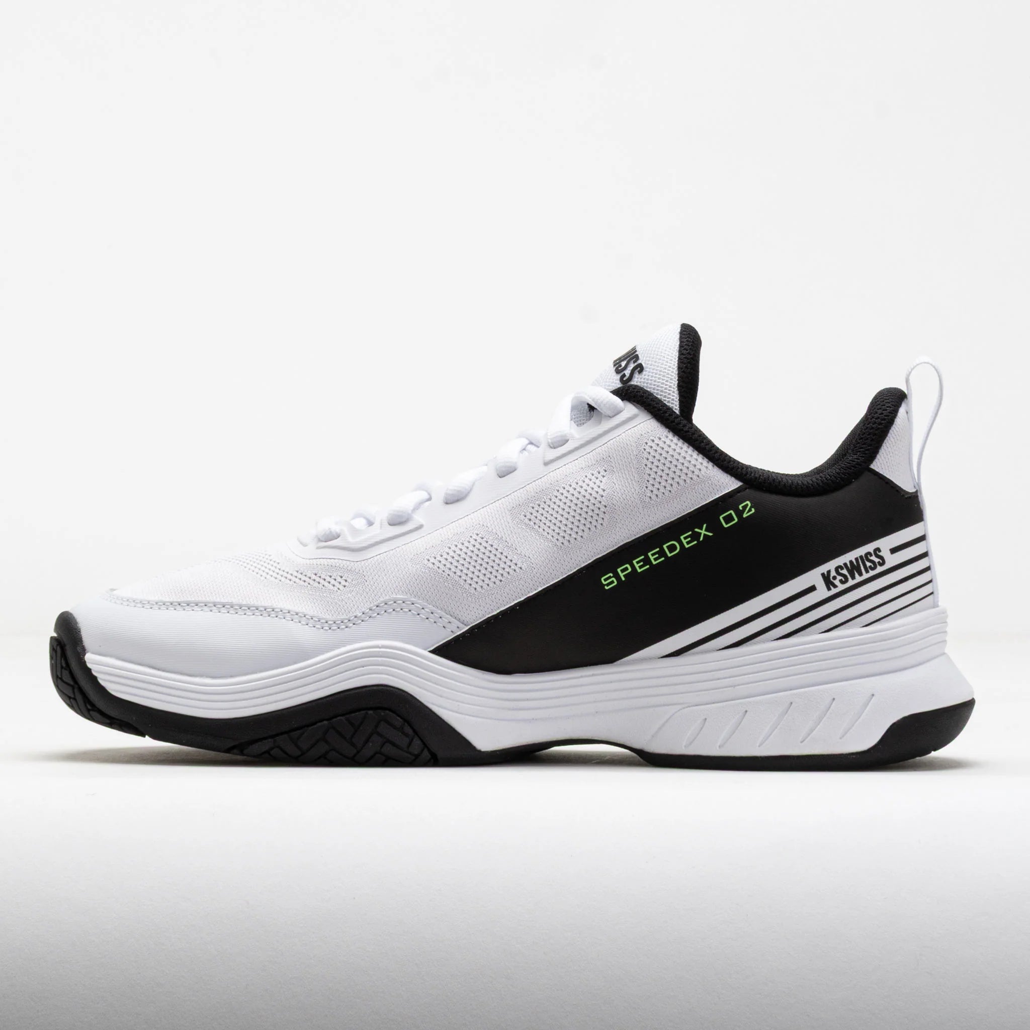 K-Swiss Speedex 2 Men's White/Black/Soft Neon Green