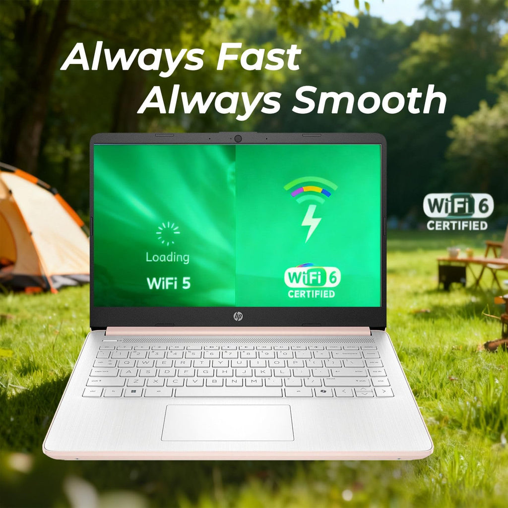 HP Latest Ultrabook Laptop with Copilot AI - 1.2TB Storage - 4GB RAM - Intel Core | Microsoft Office 365 Included  192GB SSD + 1TB Cloud Storage  Webcam  Windows 11 no Mouse | Essential Laptop