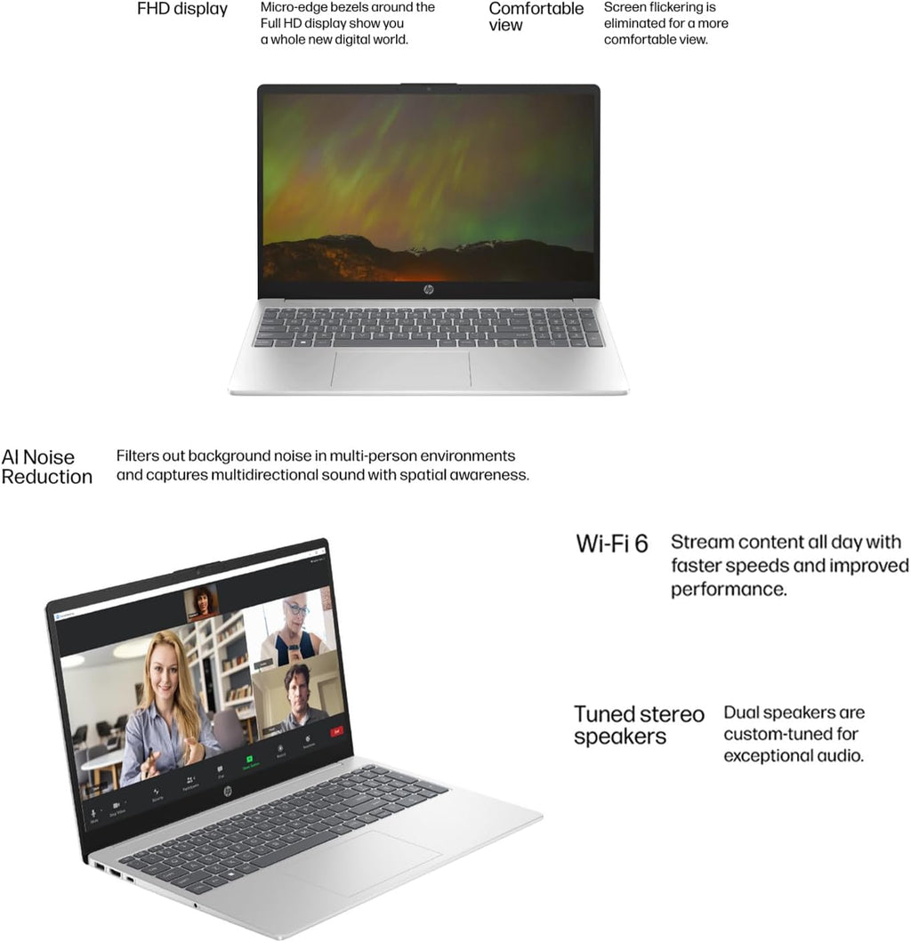 HP New 2026 Edition Core i7 15.6" Laptop | Intel High-Performance Core i7-1255U up to 4.7GHz | 24GB RAM - 512GB PCIe SSD | Webcam | FHD | Long Battery Life | Windows 11 | Business & Academic