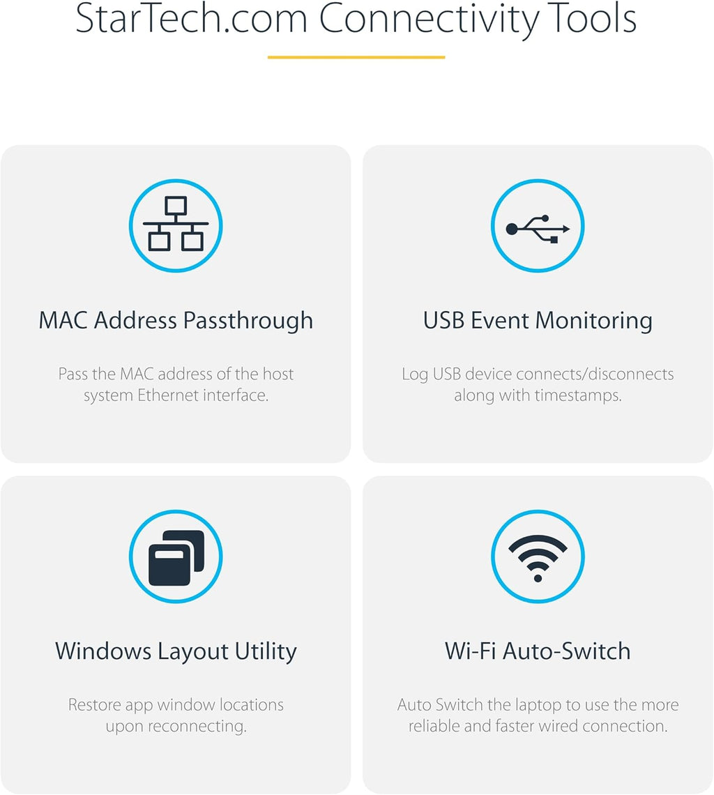 StarTech.com Dual-Laptop USB-C KVM Docking Station, Dual Monitor 4K 60Hz DisplayPort Dock, 5-Port USB Hub, GbE, 90W/45W Power Delivery to Two Laptops, Windows/Mac, 2-Host KVM Dock, TAA