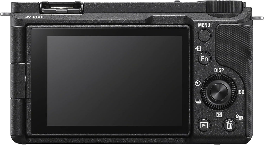 Sony Alpha ZVE10 II - APS-C Interchangeable Lens Mirrorless Content Creators' Camera - Black - with Lens