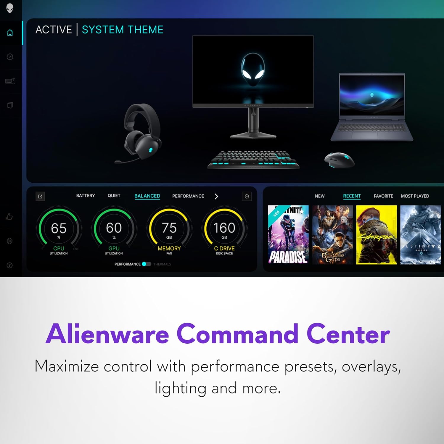 Alienware 16 Aurora Laptop AC16250-16-inch 16:10 WQXGA Display  Intel Core 7-240H Series 2  16GB DDR5 RAM  1TB SSD  NVIDIA GeForce RTX 5060 8GB GDDR7  Windows 11 Home  Onsite Service - Blue