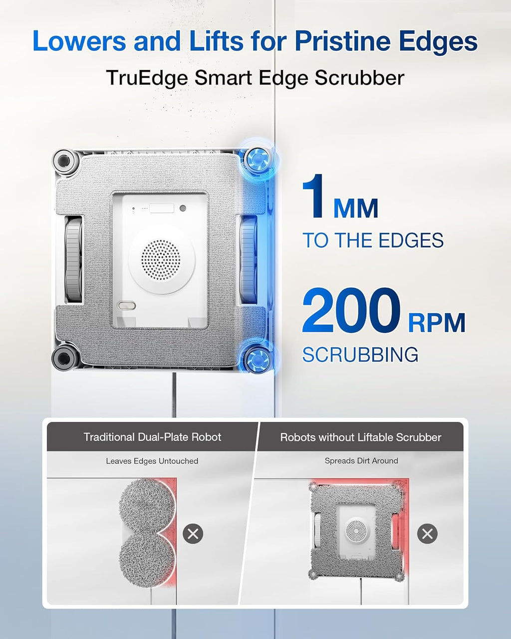 ECOVACS WINBOT W2S Omni Window Cleaning Robot, with 6-in-1 Multifunction Station, TruEdge Edge-to-Edge Precision, Triple Wide-Angle Spray Nozzles, 12-Level Safety System, Dual Power Modes
