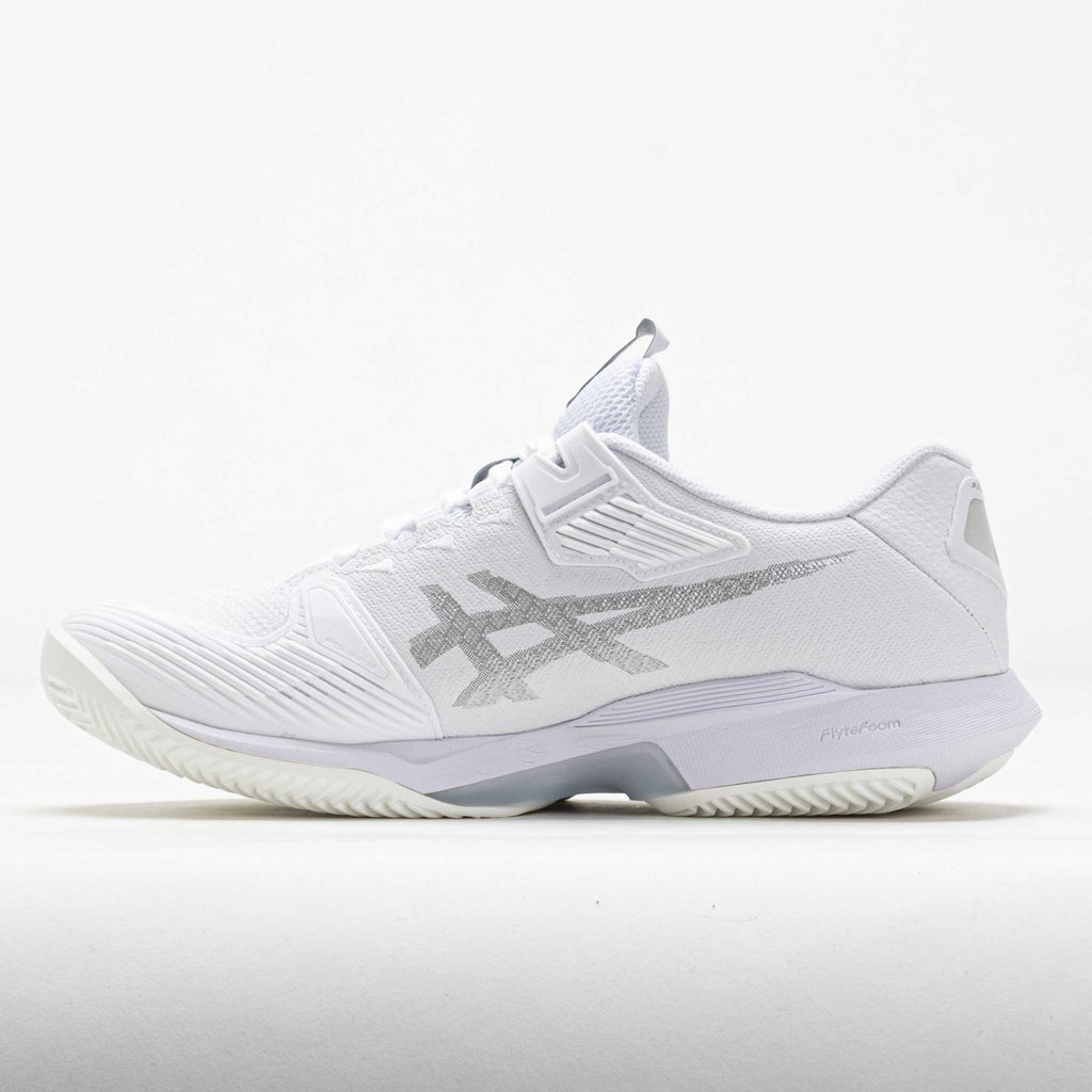 ASICS Solution Speed FF 4 Clay Women's White/Pure Silver