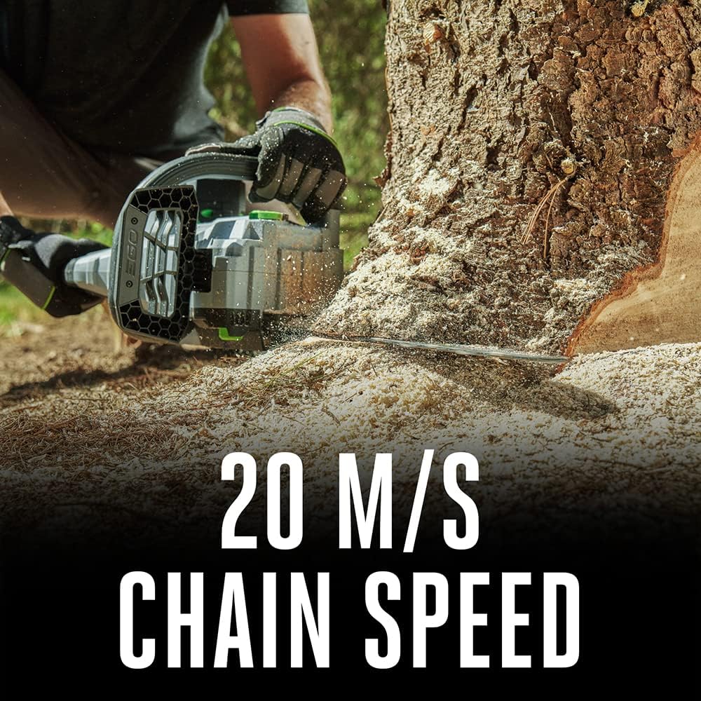 EGO POWER+ Chain Saw  16” Battery Powered Chainsaw  Electric Cordless  Includes 56V 2.5Ah Battery and Charger – CS1611