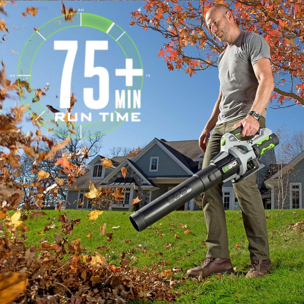 EGO POWER+ Combo  Cordless Trimmer and Blower  15" Trimmer for Weeds and Grass with Rapid Reload and Cordless Electric 530 CFM Blower  Includes 56V 2.5Ah Battery and Charger - ST1502LB