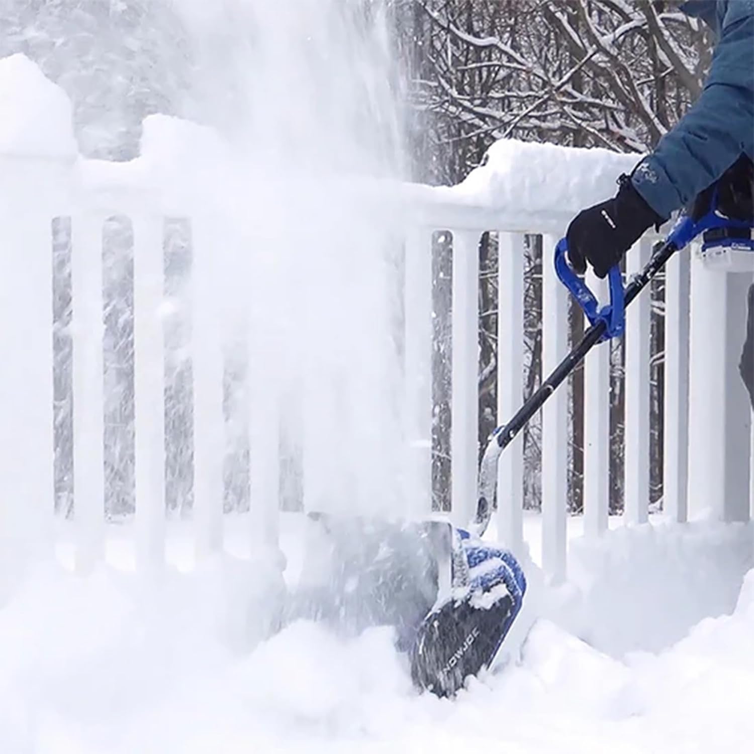 Snow Joe 24V Cordless Electric Snow Shovel Kit w/ Cover & Scraper  13" Clearing Path  400W Motor - Heavy-Duty Snow & Ice Removal for Driveway & Walkway  24V-SS13-TV1