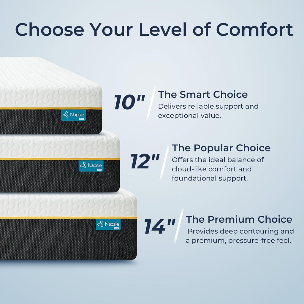 14 Inch Firm King Mattress, King Memory Foam Mattress in a Box with Cooling Tencel Cover, Firm King Size Bed for Back Pain Relief and Cool Sleep, CertiPUR-US Certified, Foam Made in USA
